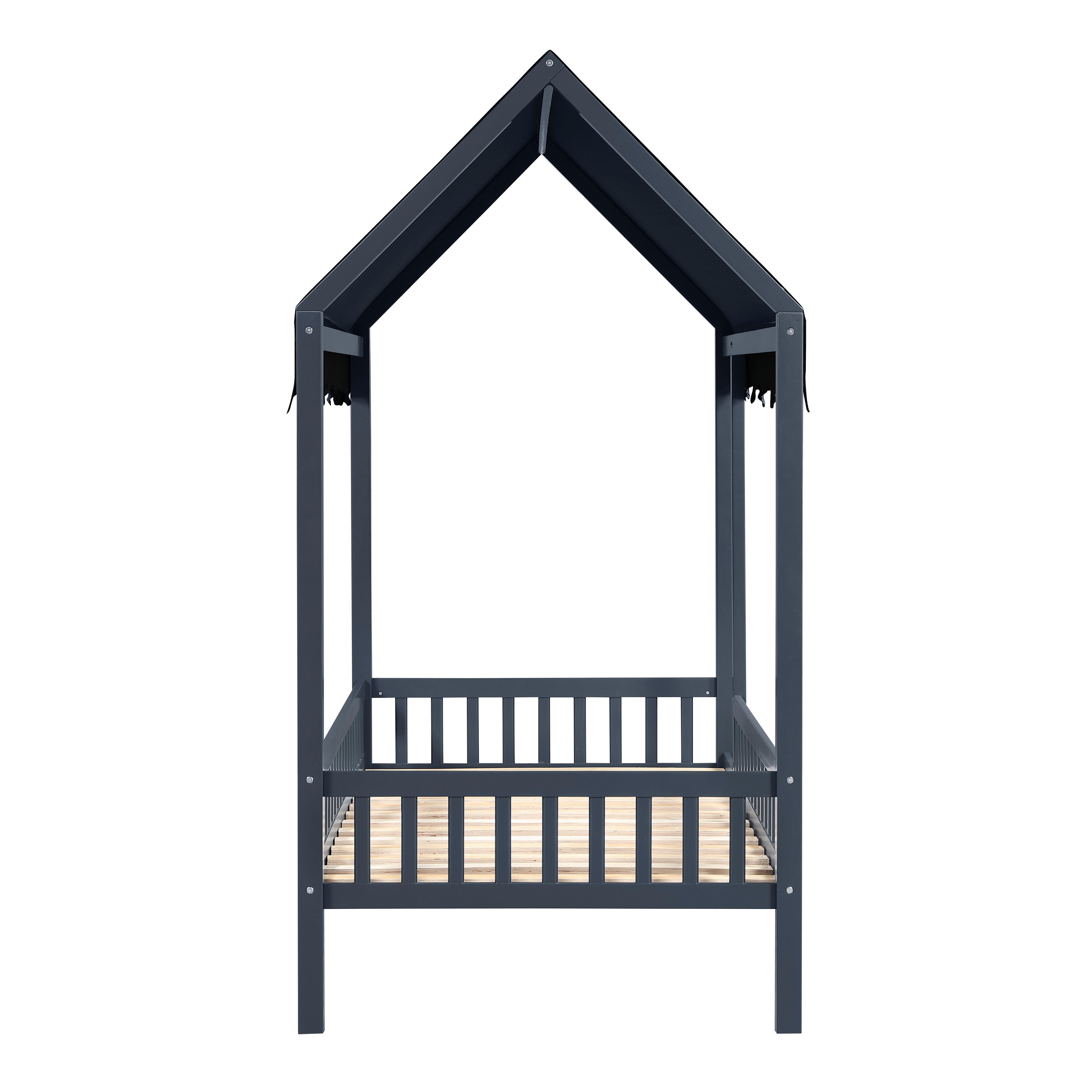 B2024BUCP-1 Twin Canopy Platform Bed - B2024BUCP-1