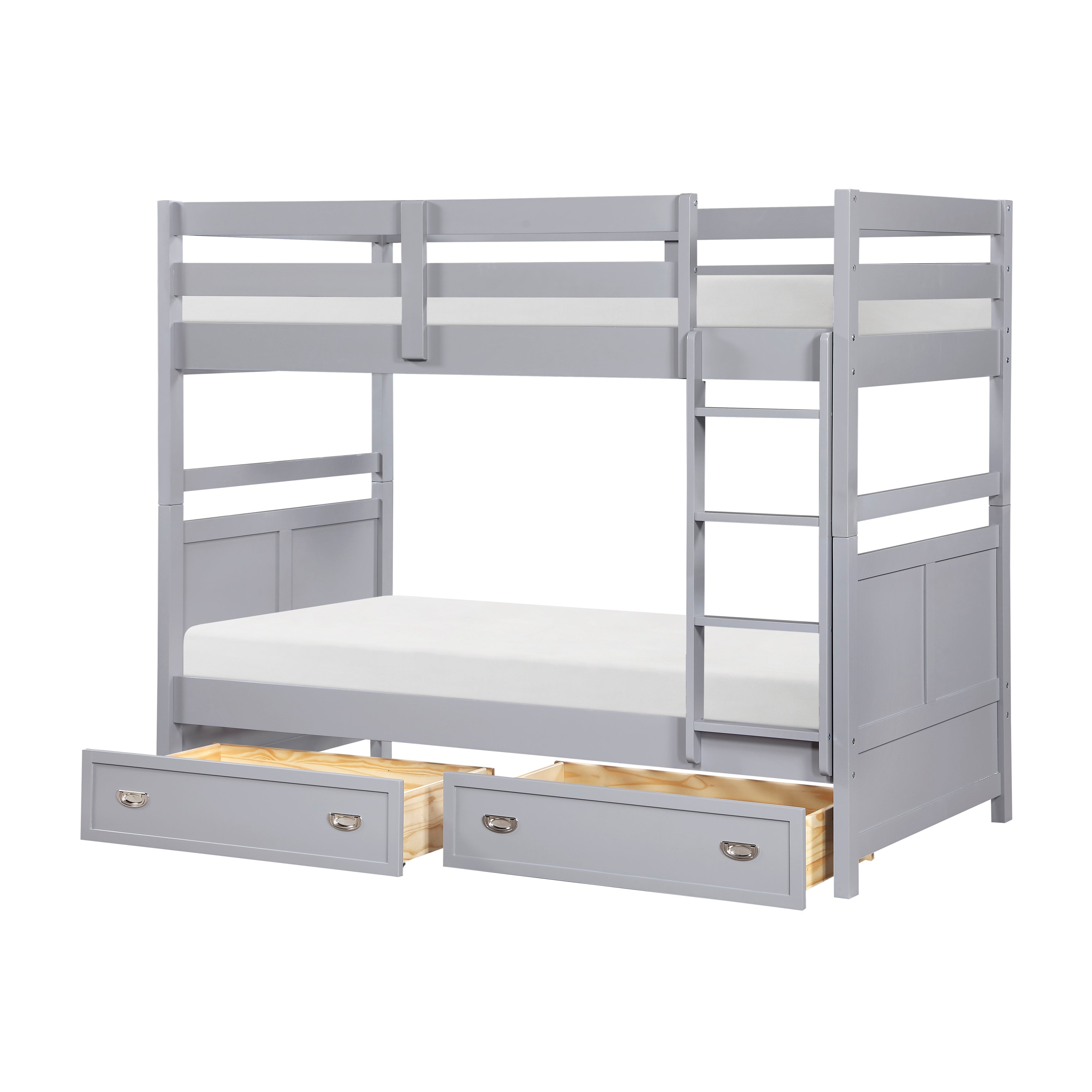 B2024GY-1* (3) Twin/Twin Bunk Bed - B2024GY-1*