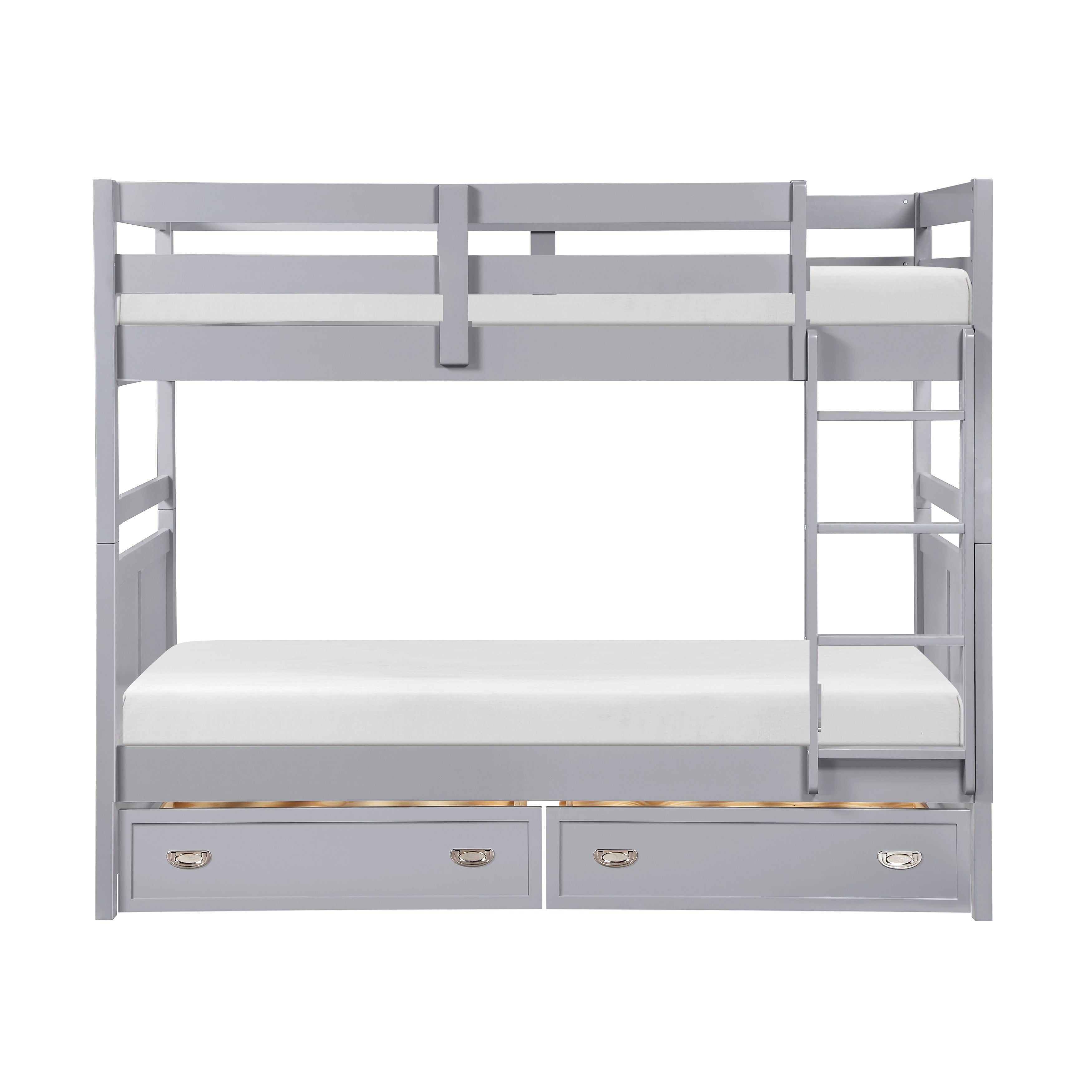 B2024GY-1* (3) Twin/Twin Bunk Bed - B2024GY-1*