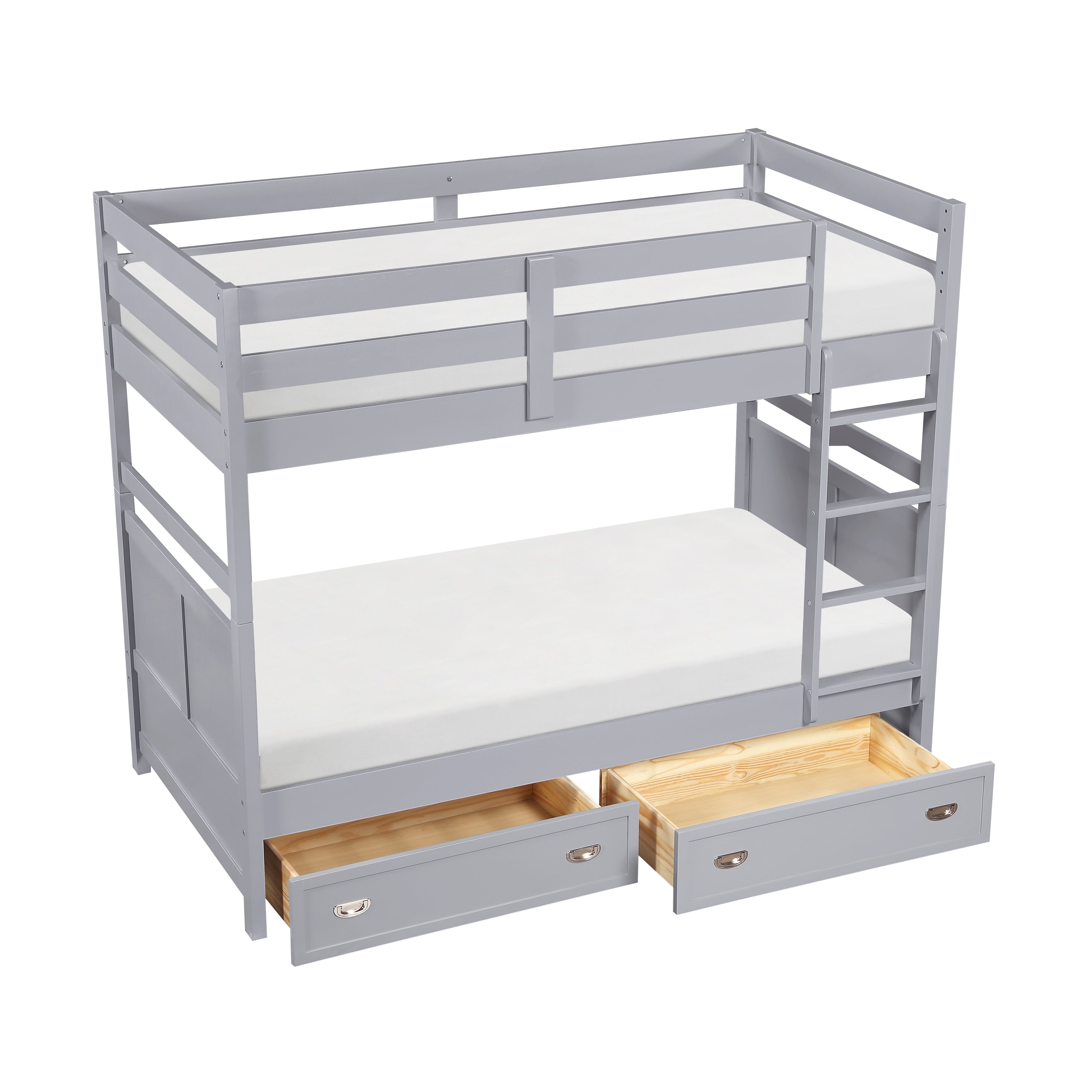 B2024GY-1* (3) Twin/Twin Bunk Bed - B2024GY-1*