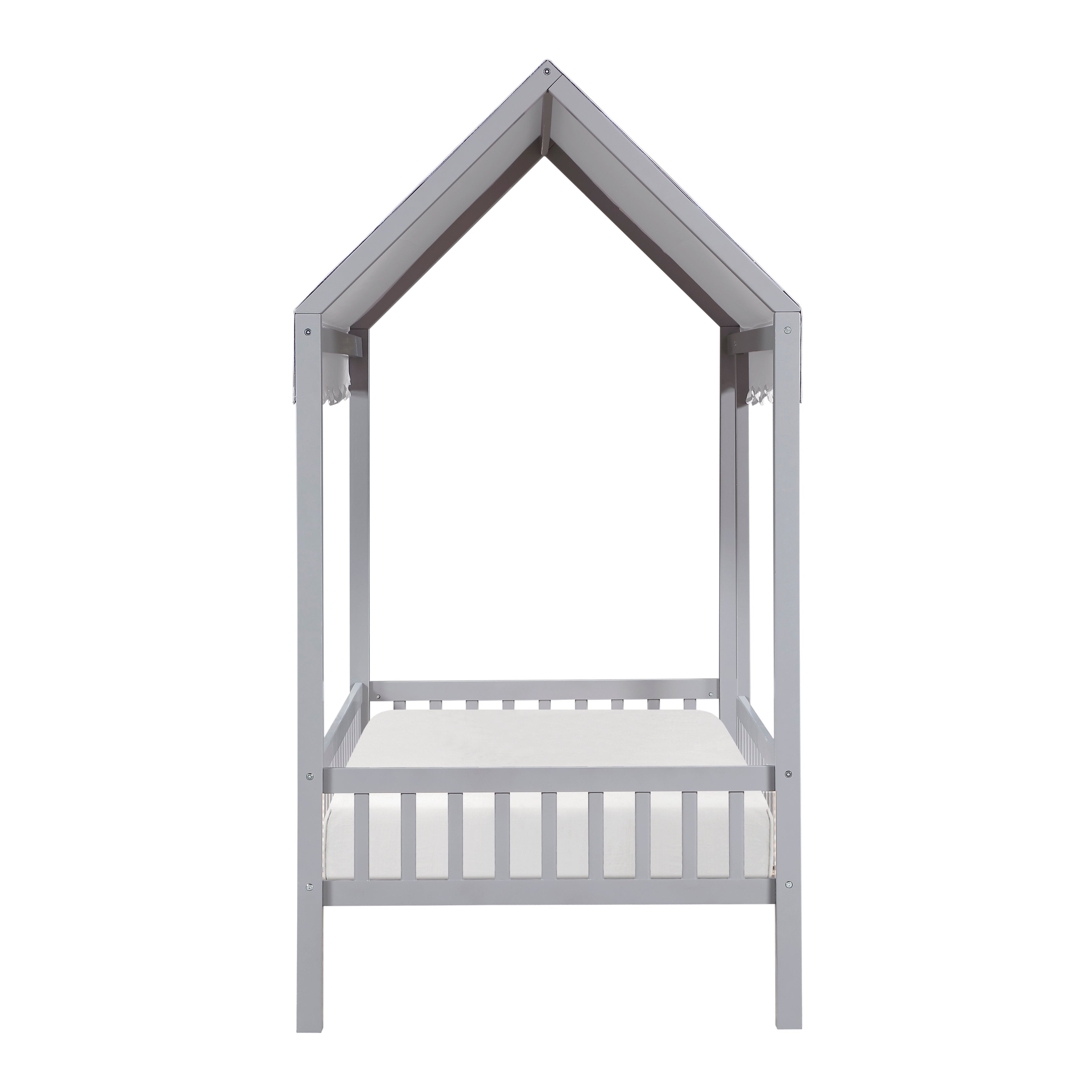 B2024GYCP-1 Twin Canopy Platform Bed - B2024GYCP-1