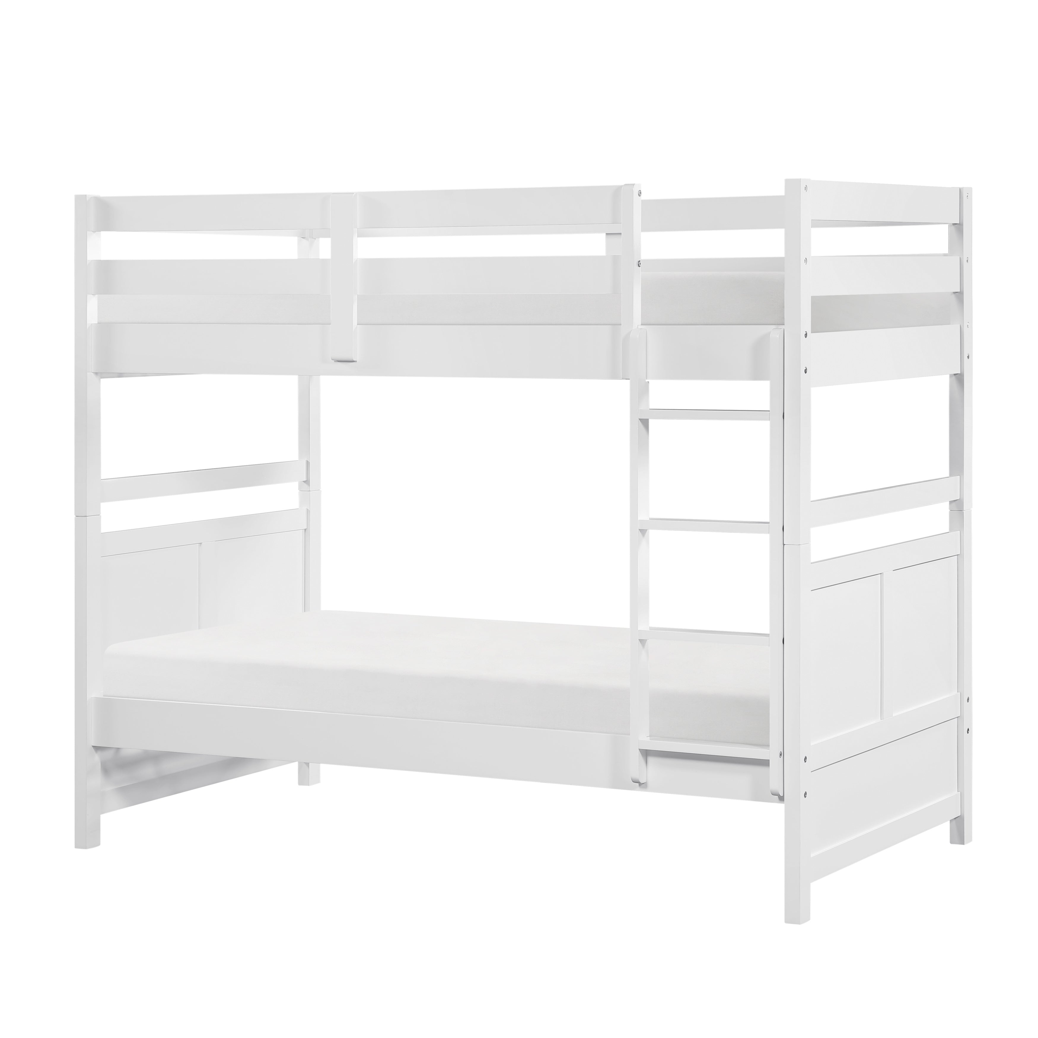 B2024WH-1* (3) Twin/Twin Bunk Bed - B2024WH-1*