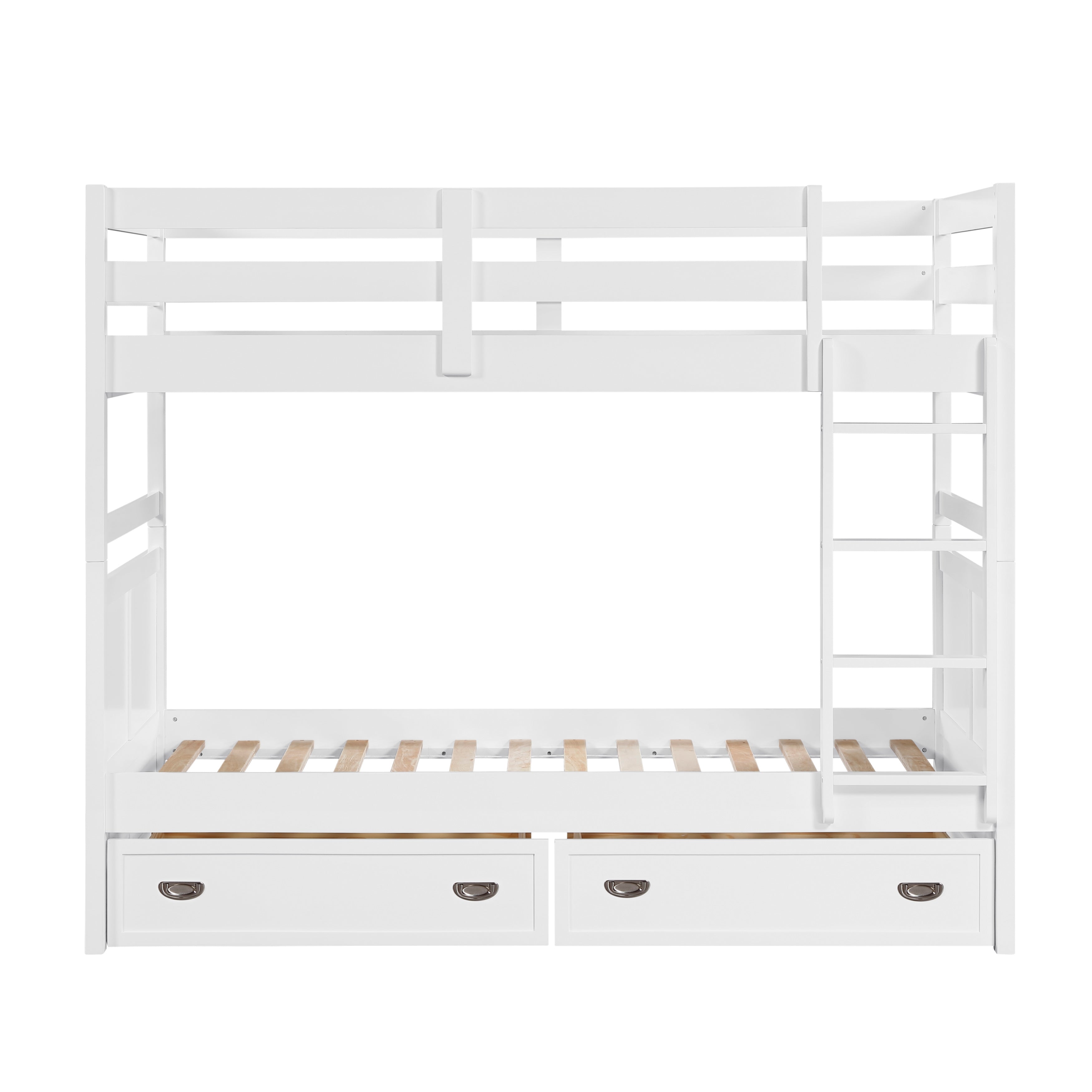 B2024WH-1* (3) Twin/Twin Bunk Bed - B2024WH-1*