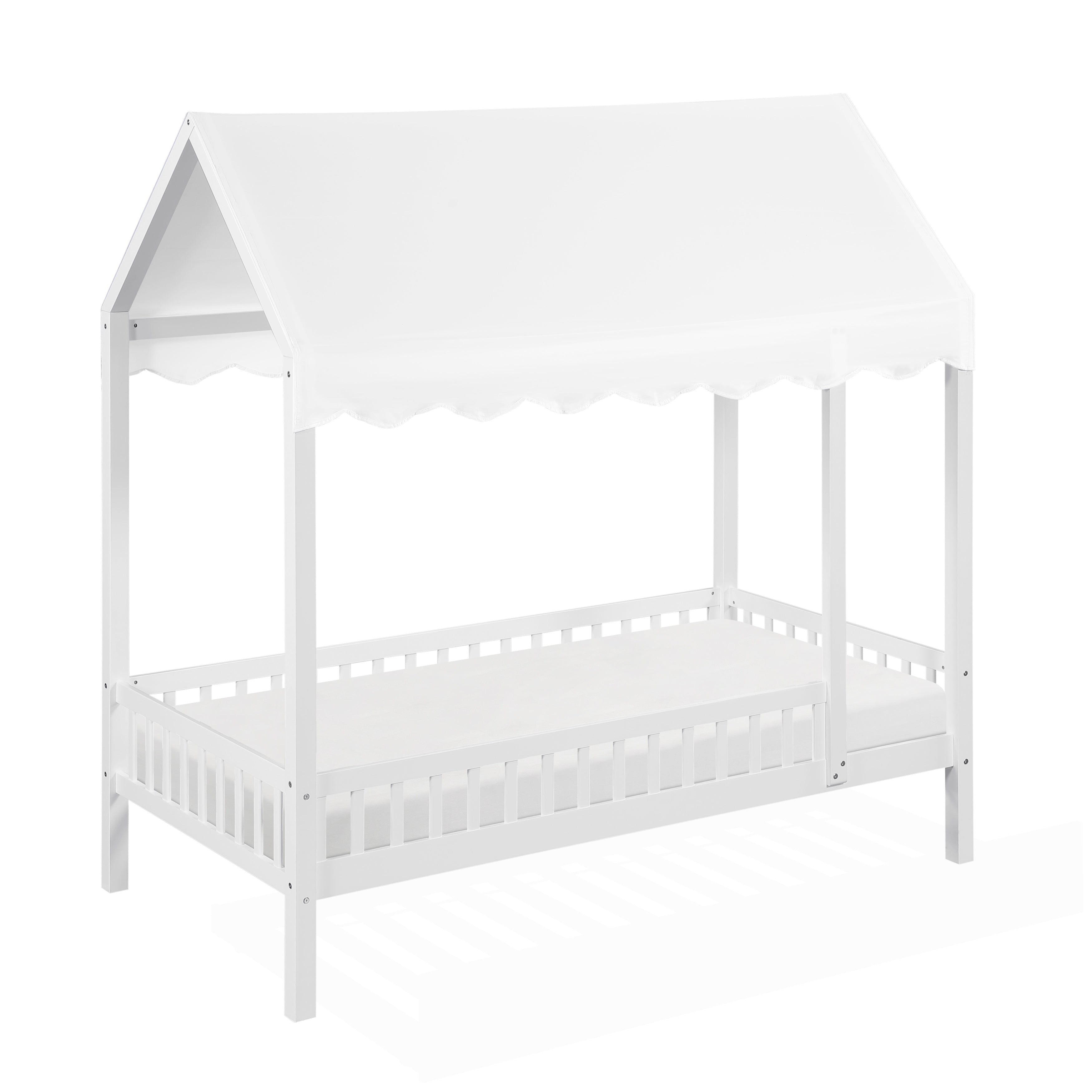 B2024WHCP-1 Twin Canopy Platform Bed - B2024WHCP-1