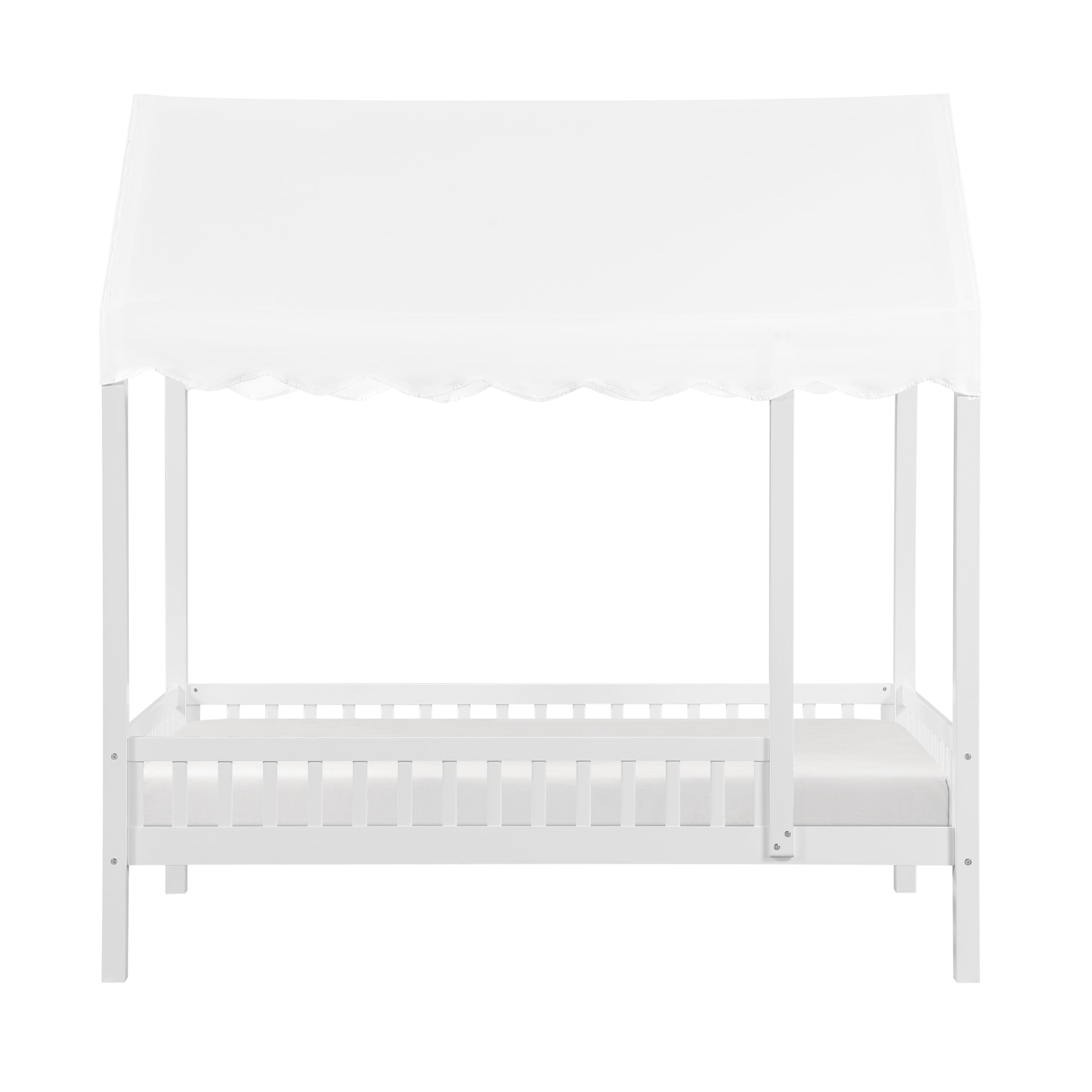 B2024WHCP-1 Twin Canopy Platform Bed - B2024WHCP-1