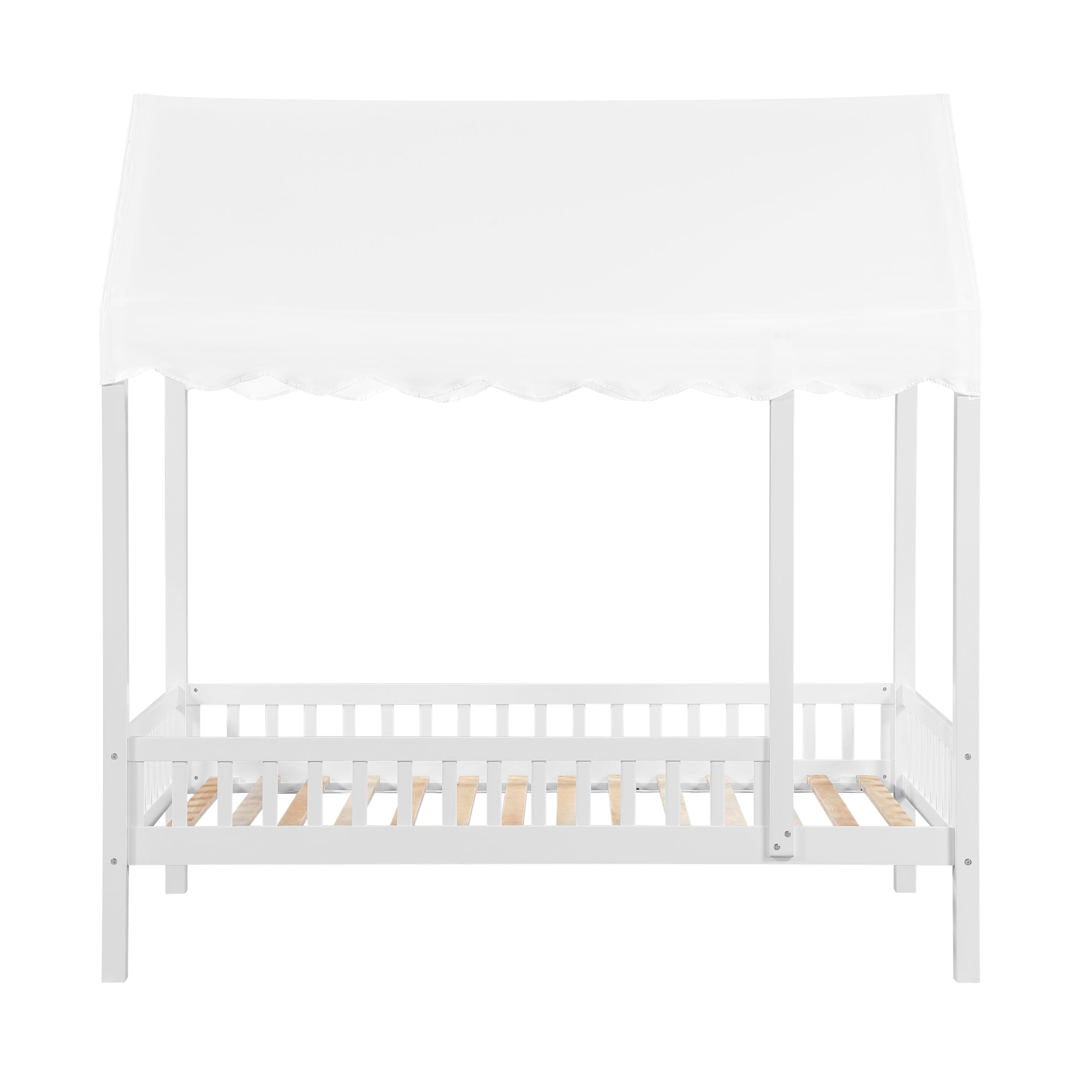 B2024WHCP-1 Twin Canopy Platform Bed - B2024WHCP-1