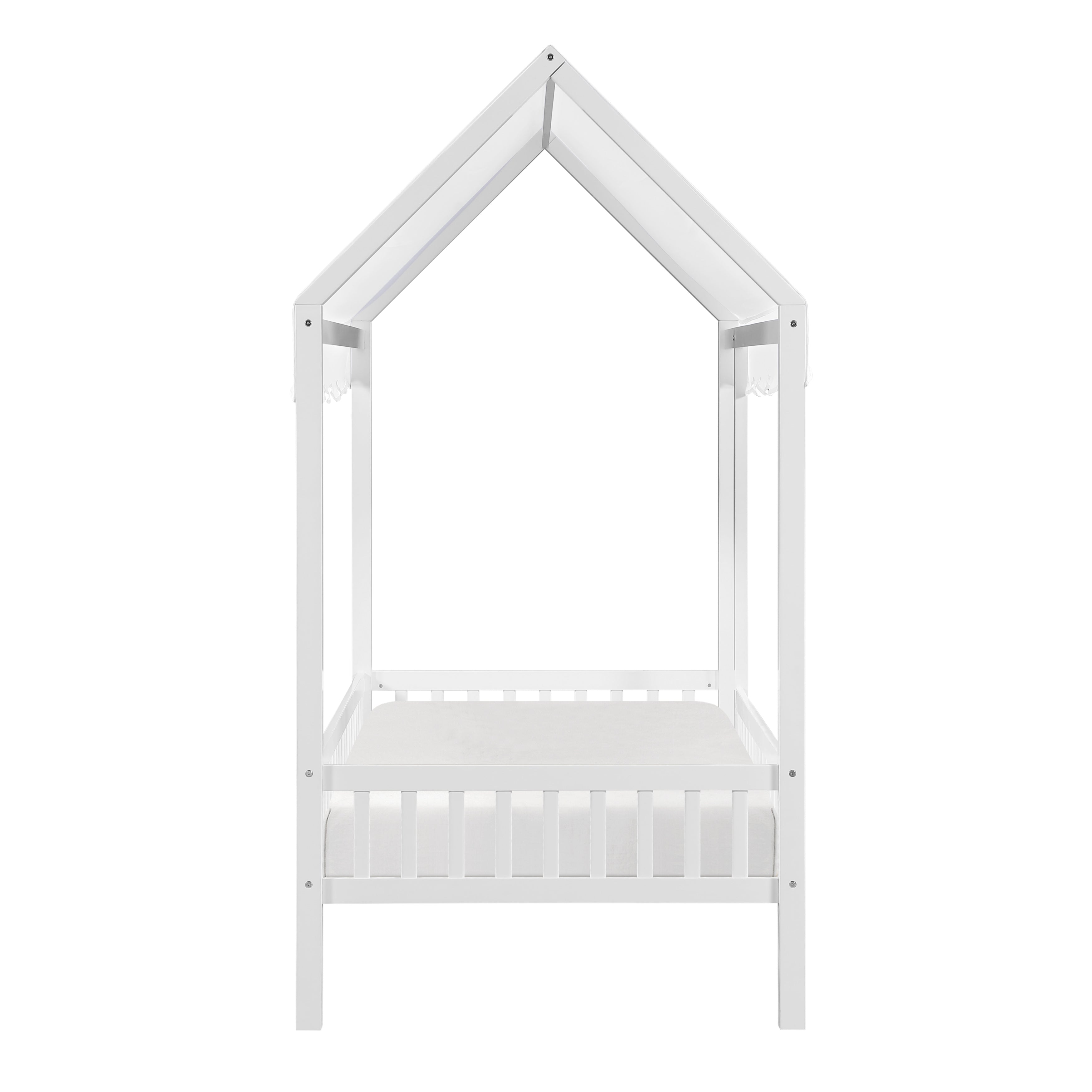 B2024WHCP-1 Twin Canopy Platform Bed - B2024WHCP-1