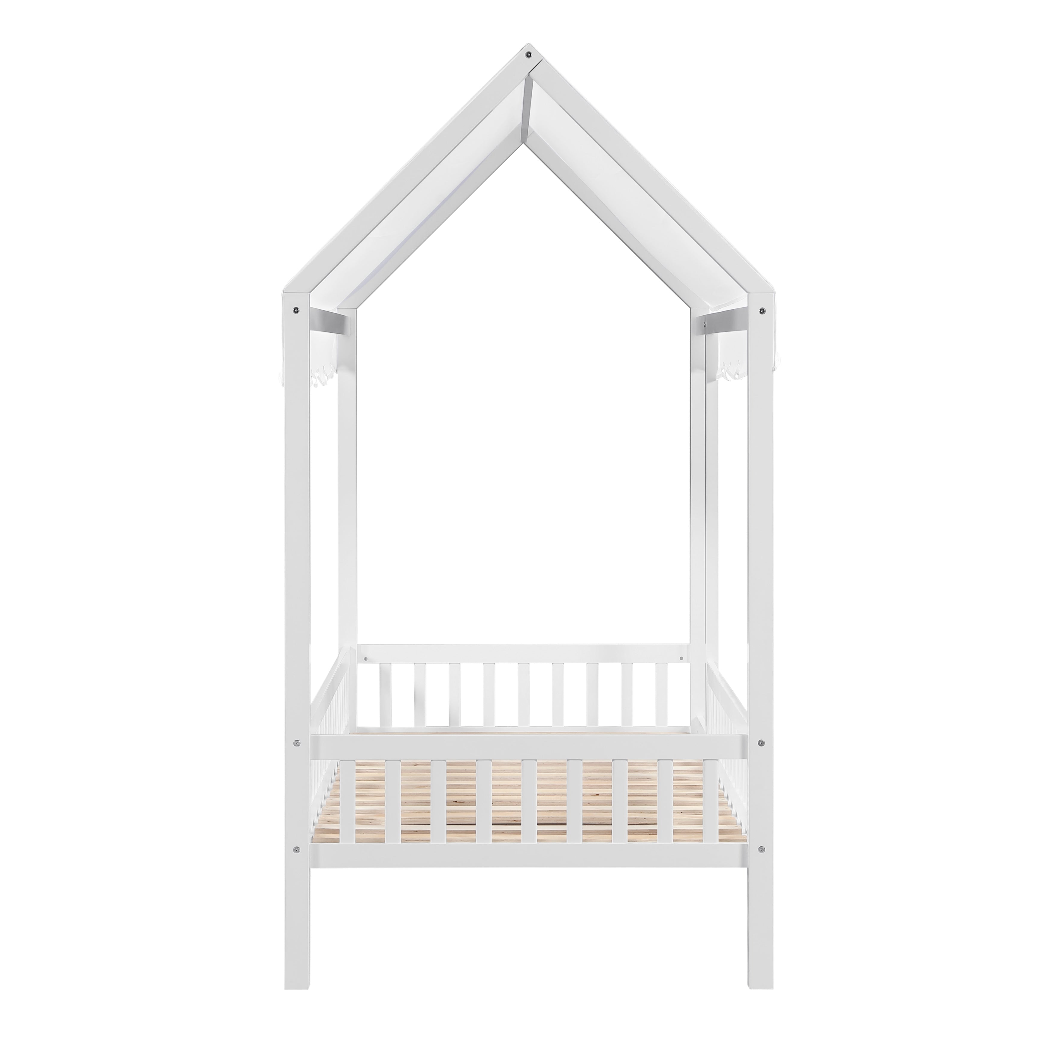 B2024WHCP-1 Twin Canopy Platform Bed - B2024WHCP-1