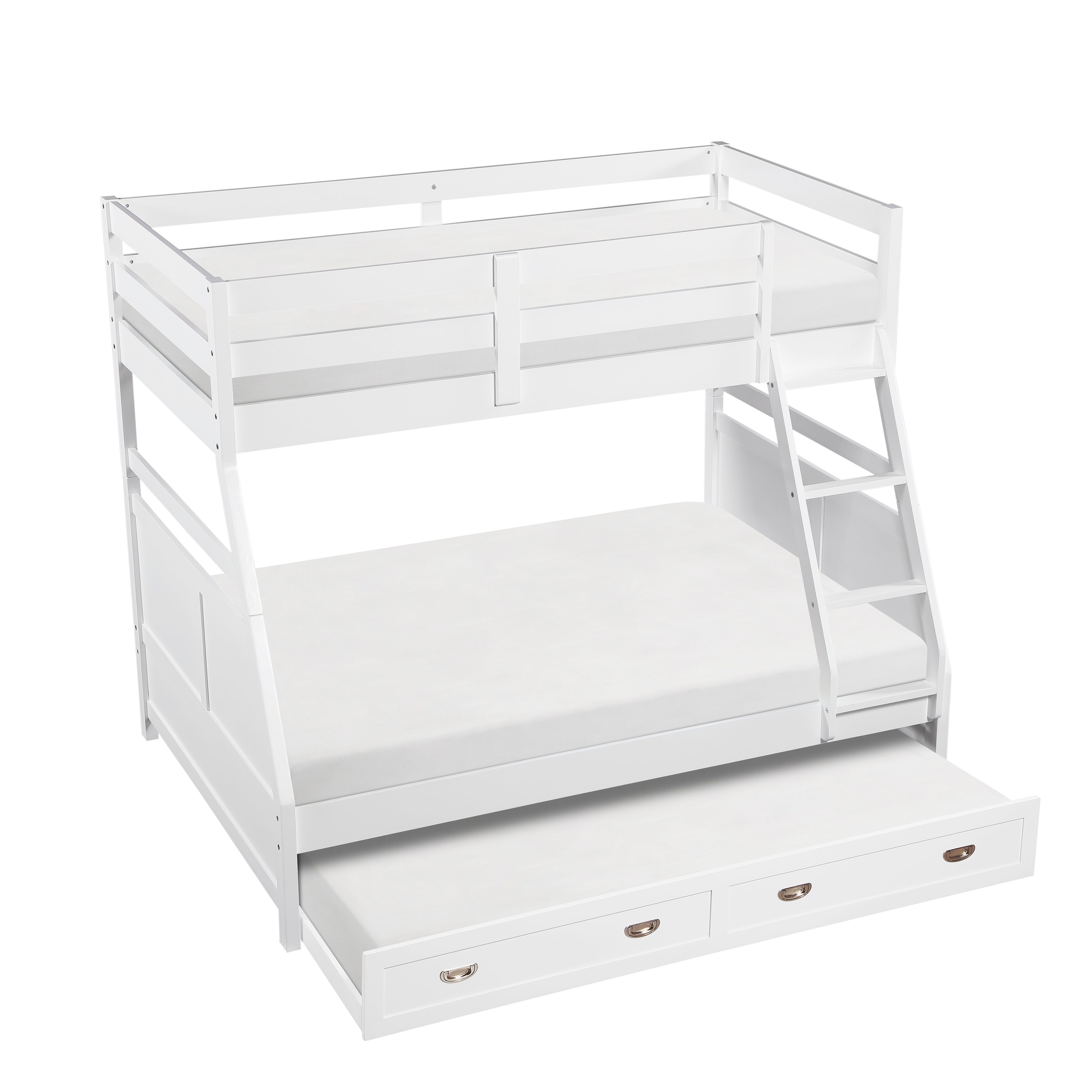 B2024WHTF-1* (3) Twin/Full Bunk Bed - B2024WHTF-1*