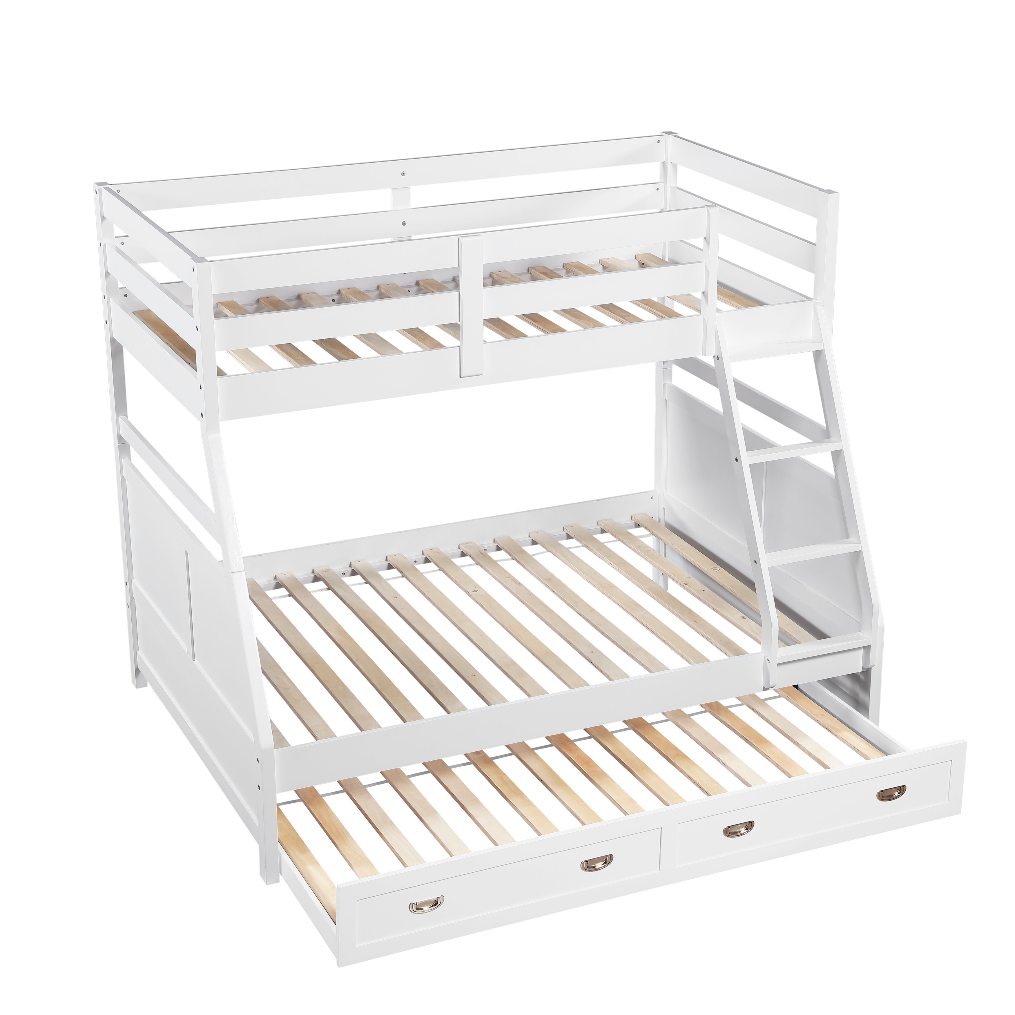 B2024WHTF-1* (3) Twin/Full Bunk Bed - B2024WHTF-1*