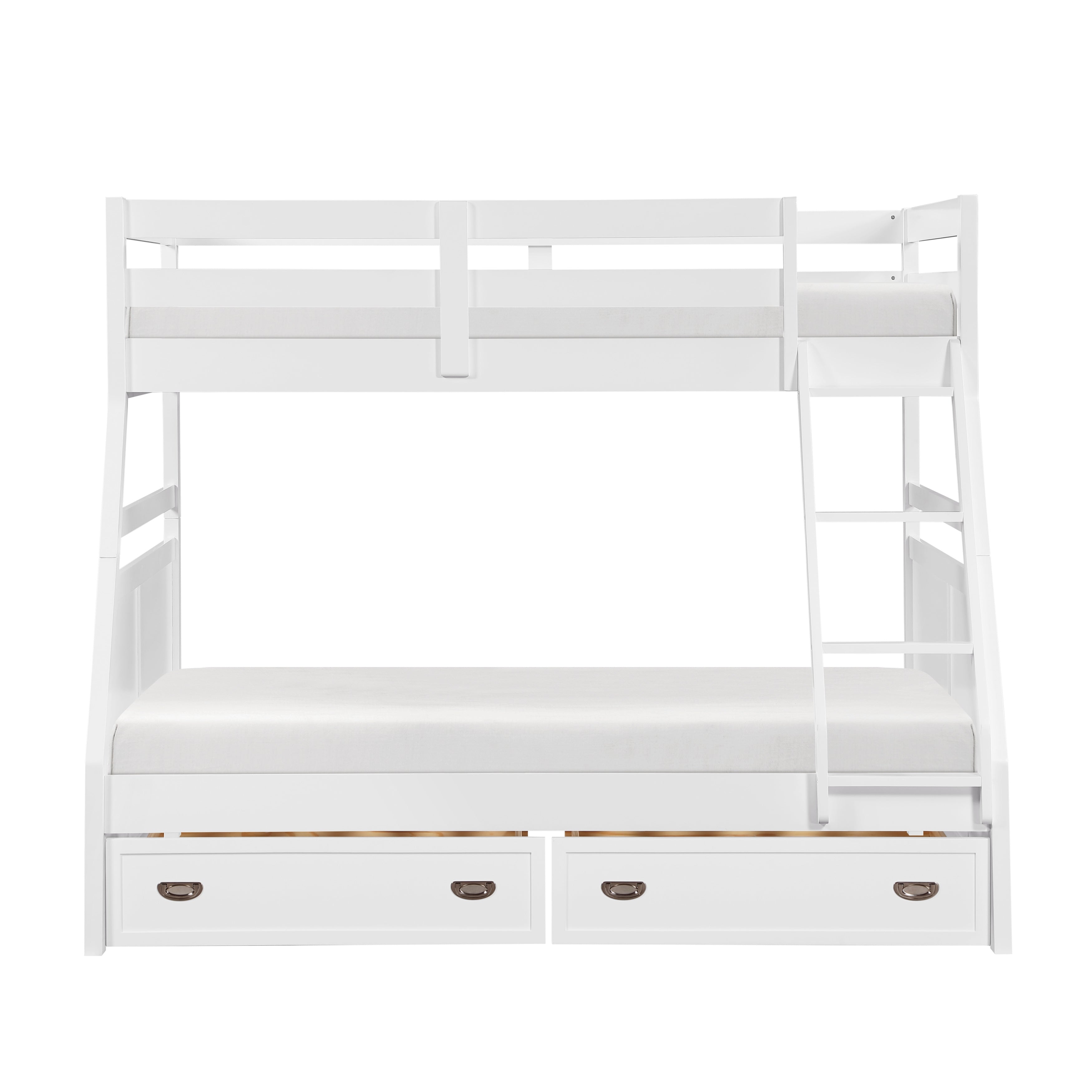 B2024WHTF-1* (3) Twin/Full Bunk Bed - B2024WHTF-1*