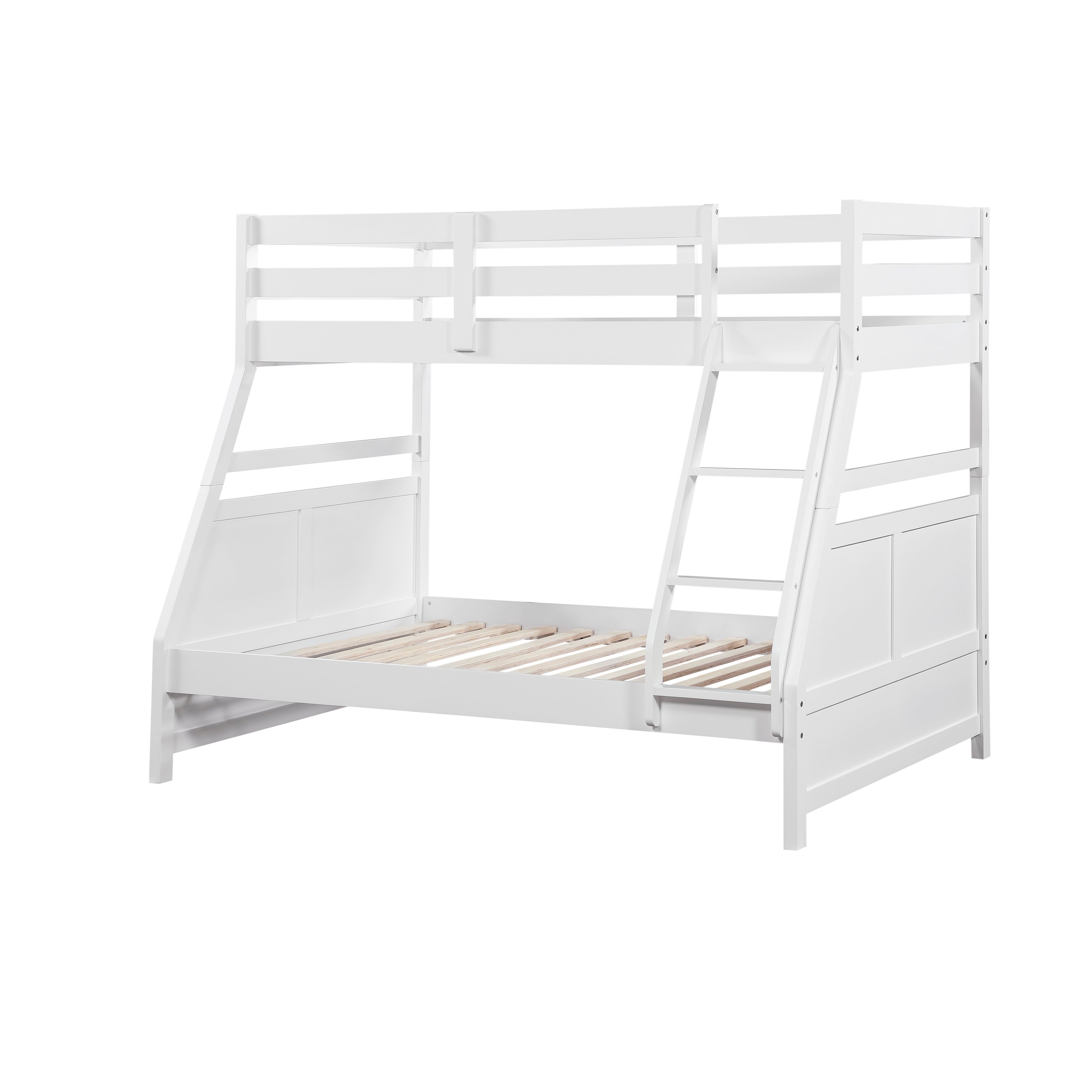 B2024WHTF-1* (3) Twin/Full Bunk Bed - B2024WHTF-1*