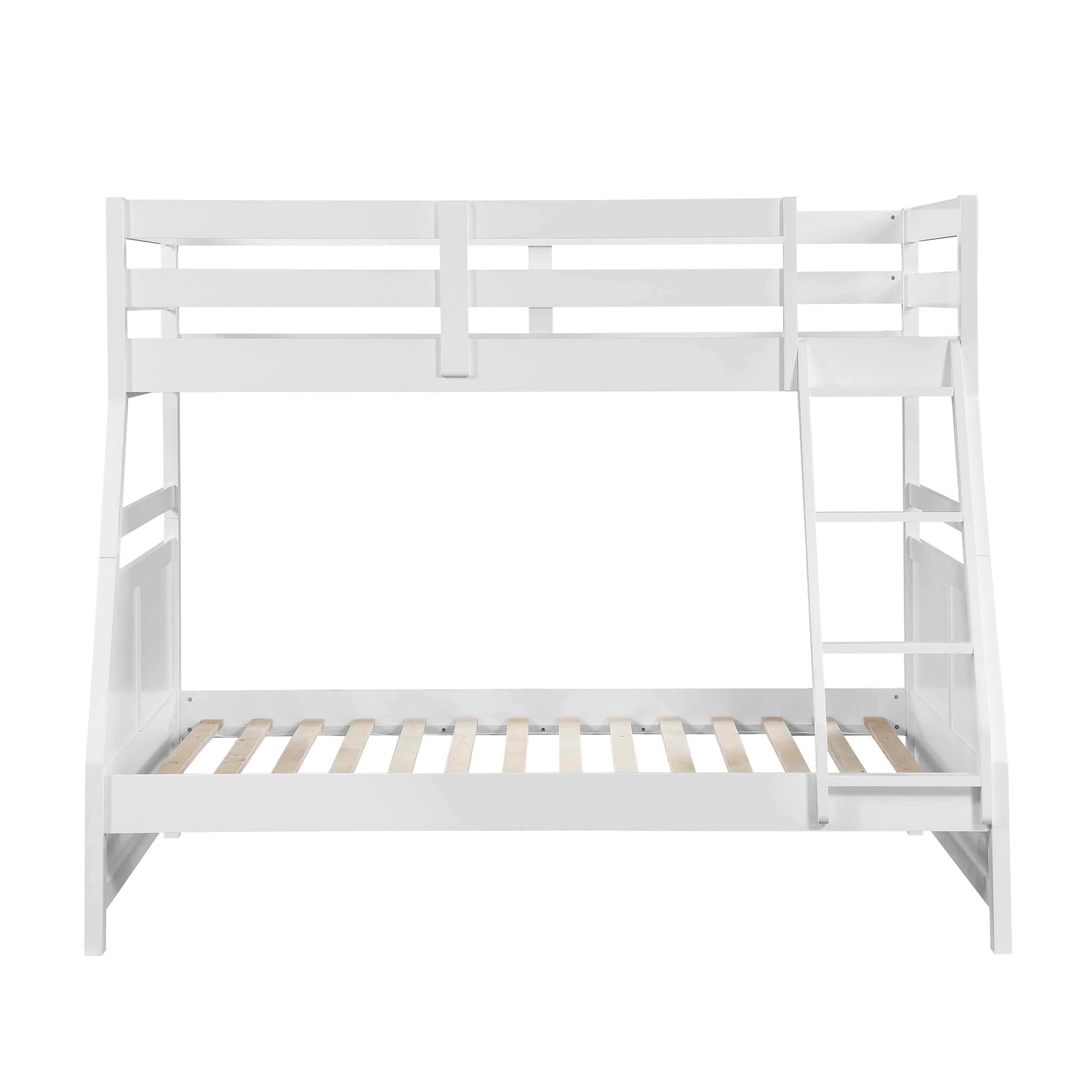 B2024WHTF-1* (3) Twin/Full Bunk Bed - B2024WHTF-1*