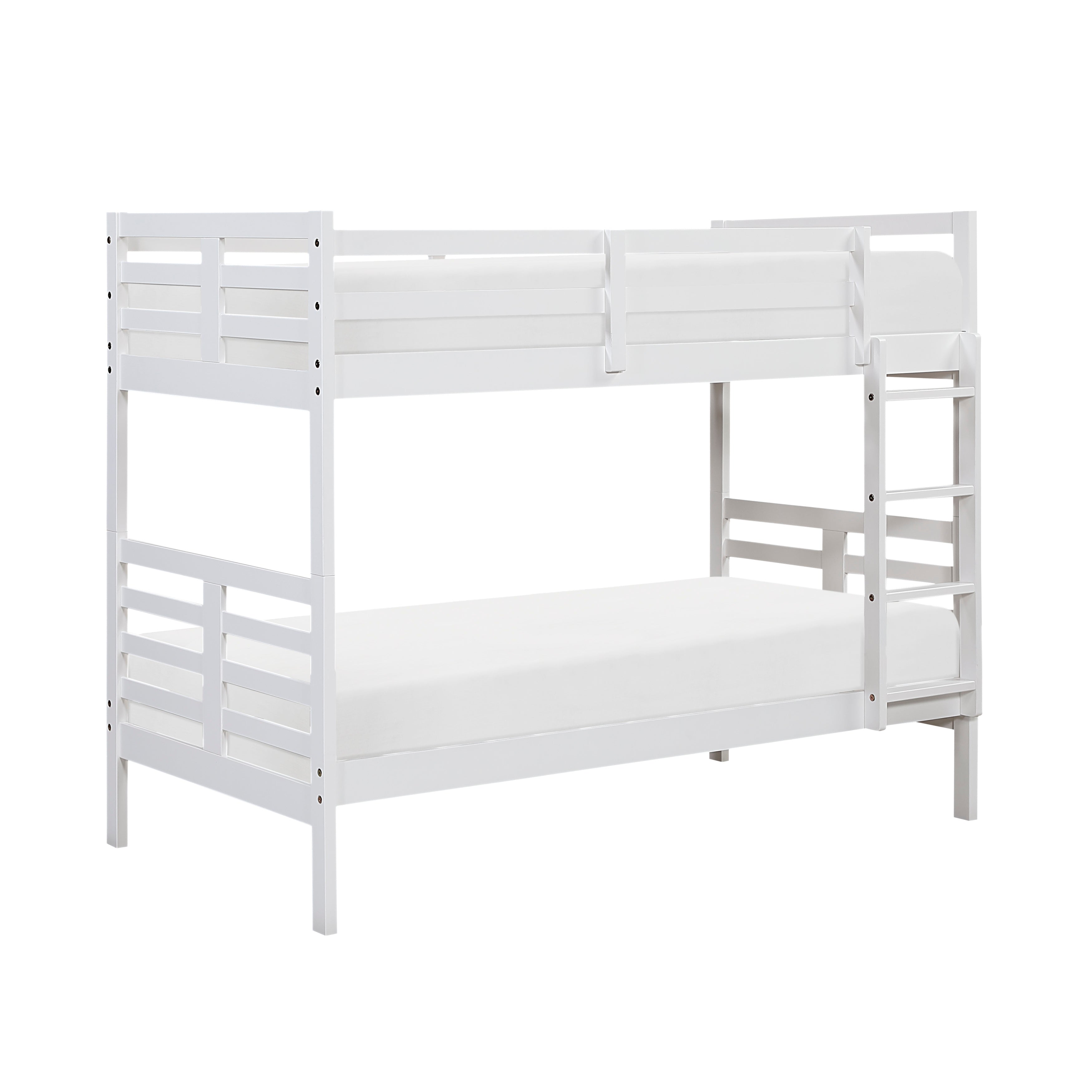 B2026WH-1* (3) Twin/Twin Bunk Bed - B2026WH-1*
