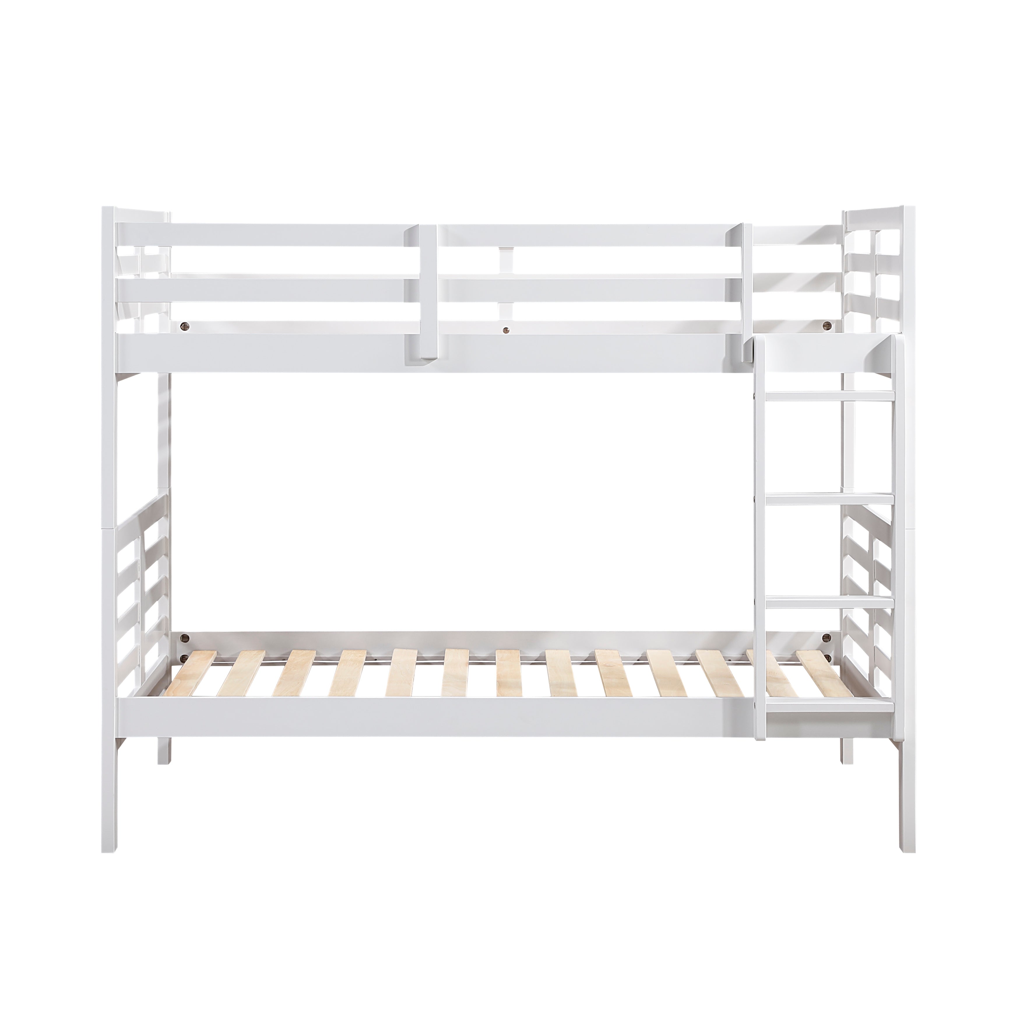 B2026WH-1* (3) Twin/Twin Bunk Bed - B2026WH-1*