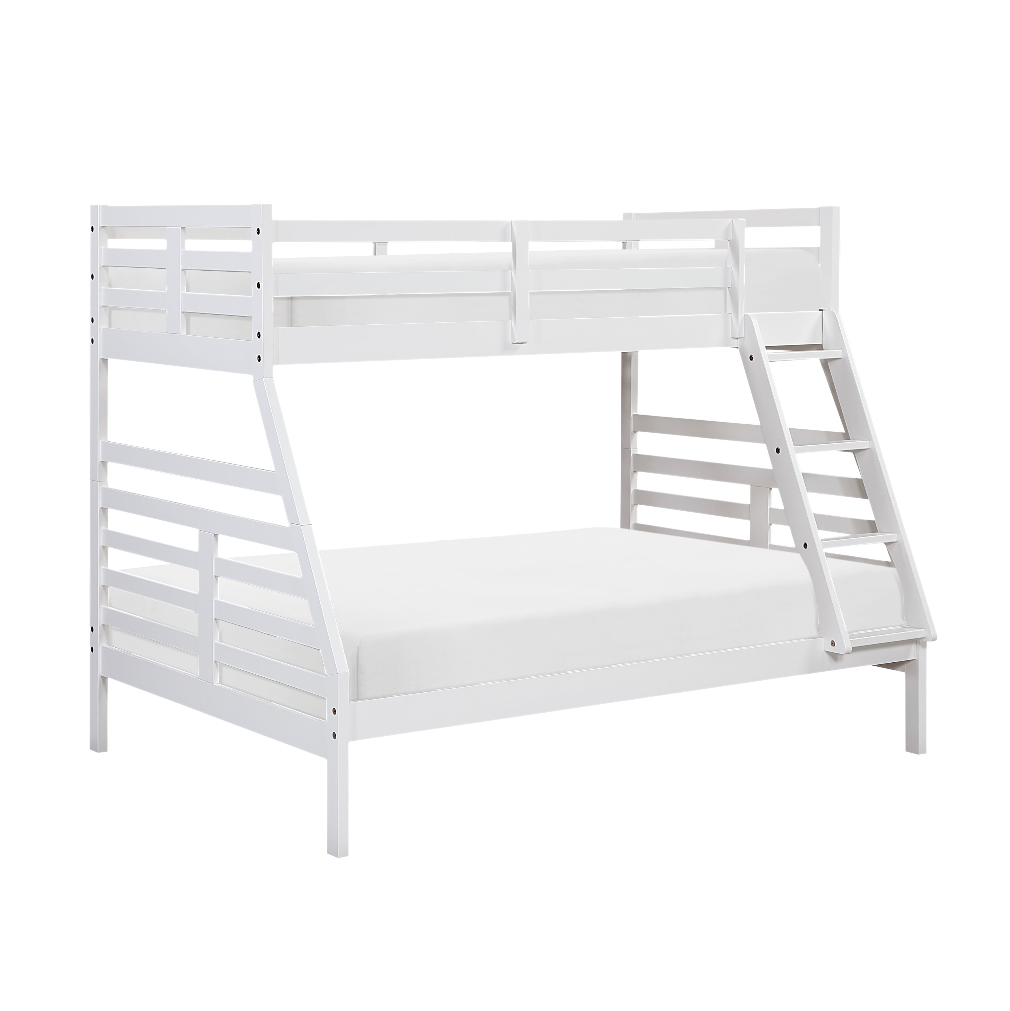 B2026WHTF-1* (3) Twin/Full Bunk Bed - B2026WHTF-1*