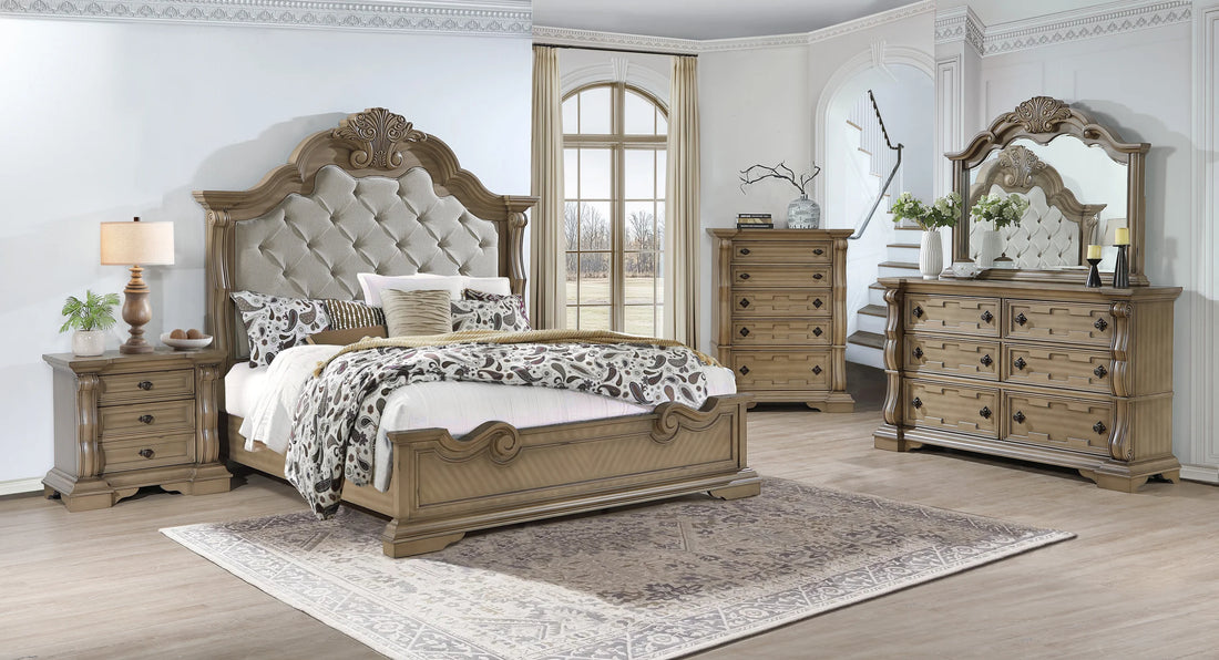 B9010 - 4pc or 5pc Bedroom Set ONLY - Queen, King *4pc King - B9010 4pc or 5pc Bedroom Set 4pc King