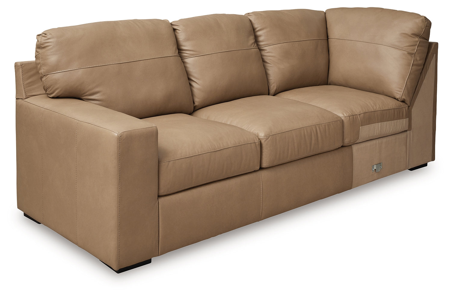 Bandon Toffee Leather 3-Piece LAF Sectional - 38006S3