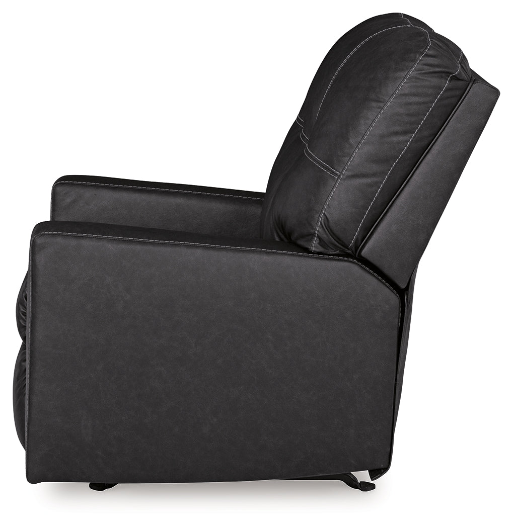 Barlin Mills Recliner and Oversized Accent Ottoman - 17004U4