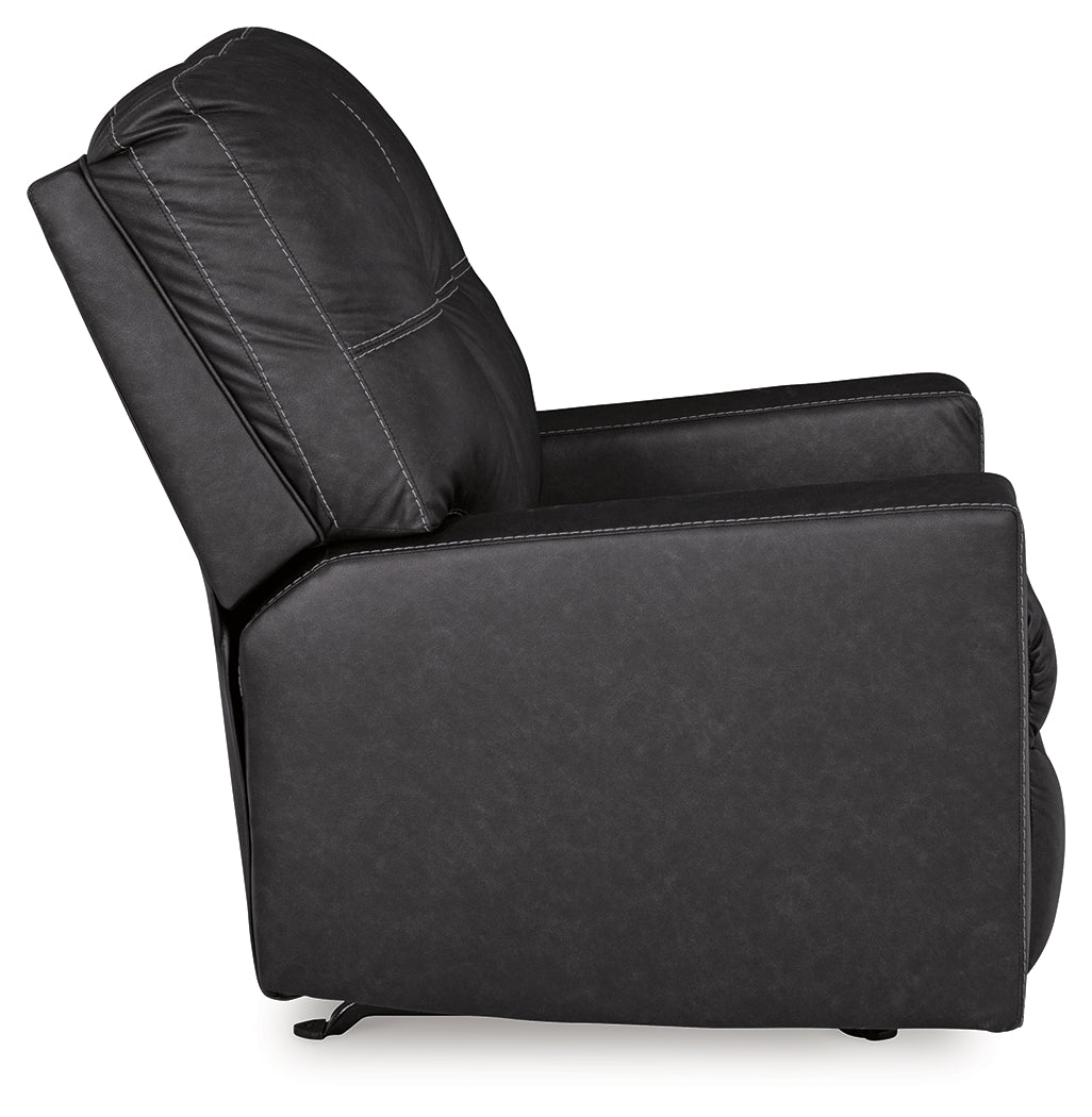Barlin Mills Recliner and Oversized Accent Ottoman - 17004U4