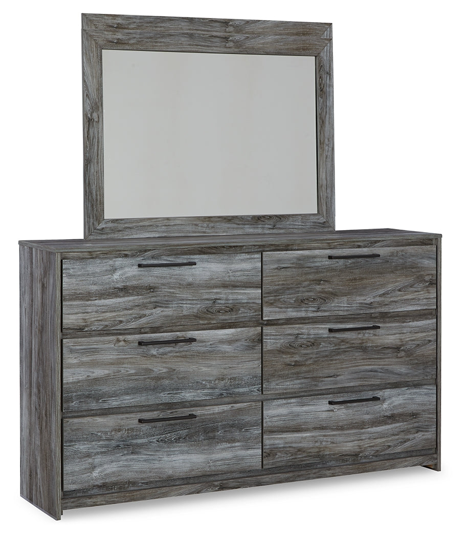 Baystorm King Storage Bed, Dresser, Mirror, Chest and 2 Nightstands - B221B86
