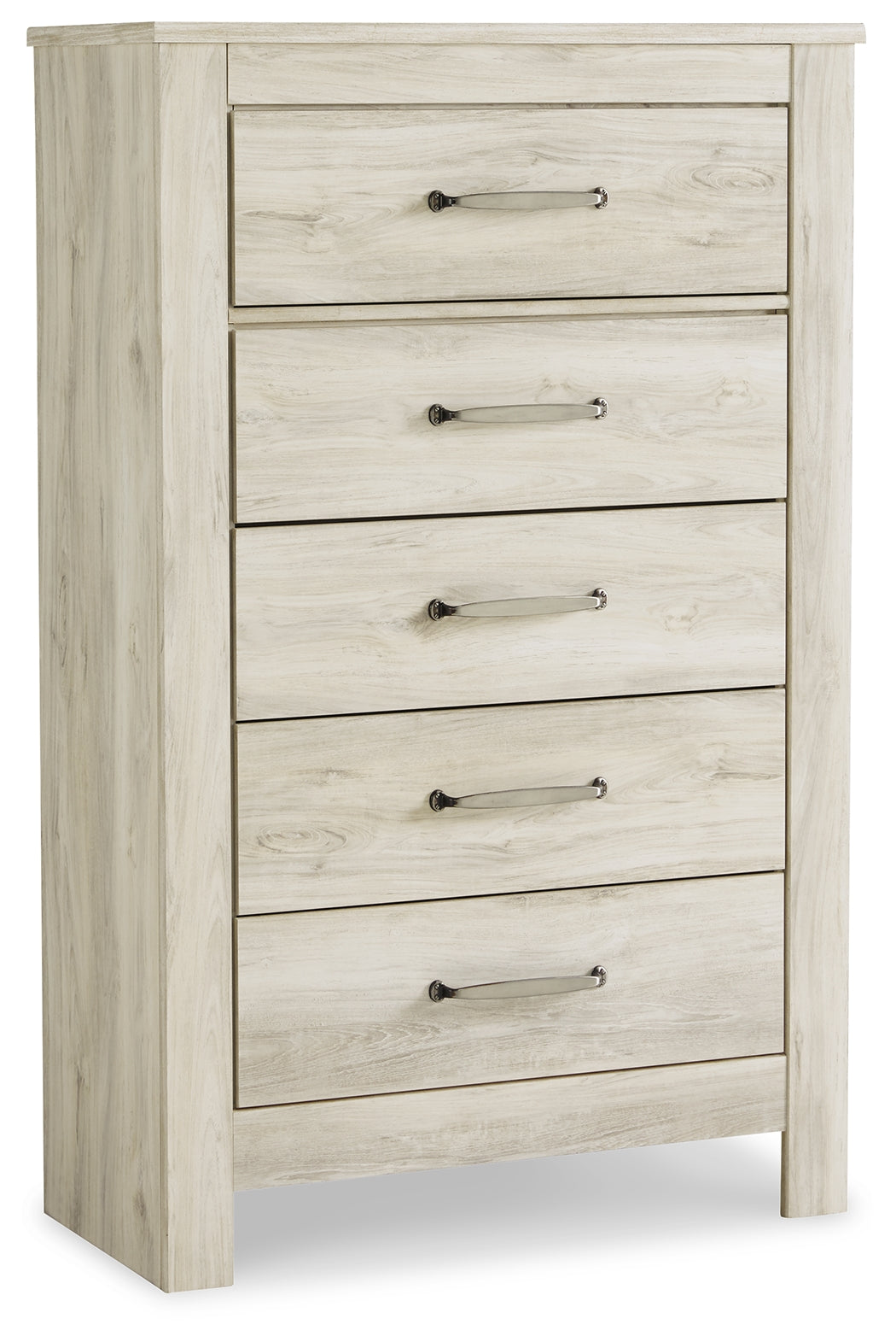 Bellaby Whitewash King Storage Bed, Dresser, Mirror, Chest and 2 Nightstands - B331B20