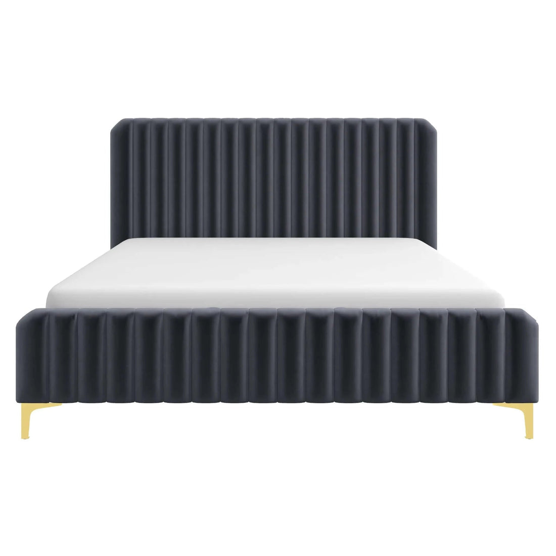 Bethany Velvet Upholstered Platform Bed Queen - BED00500103