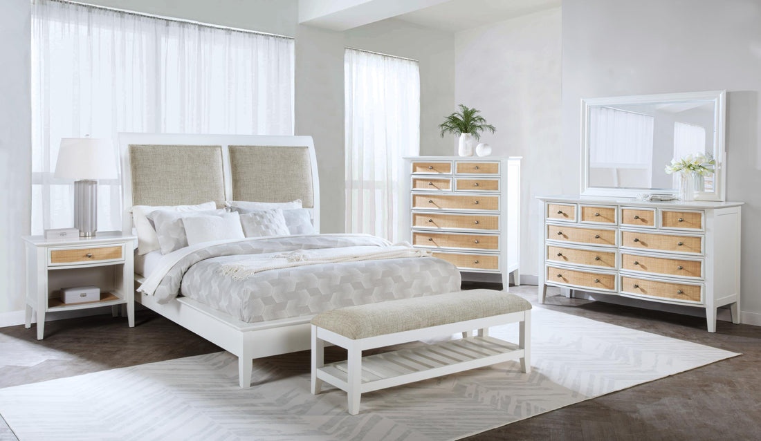 Bexhill 5-piece Queen Bedroom Set White - 223471Q-S5