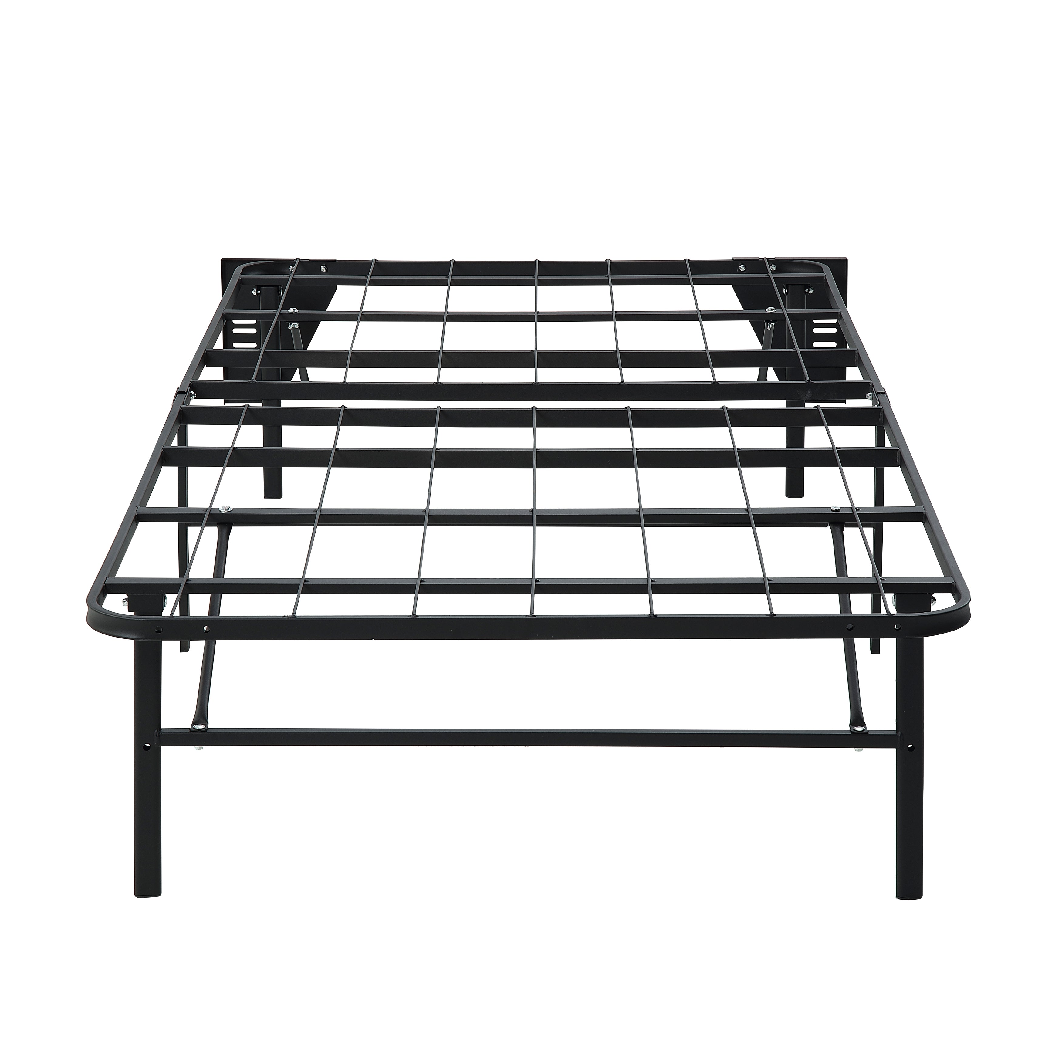 BF-1MT-T Twin Foldable Metal Platform Bed Frame, Toolless - BF-1MT-T