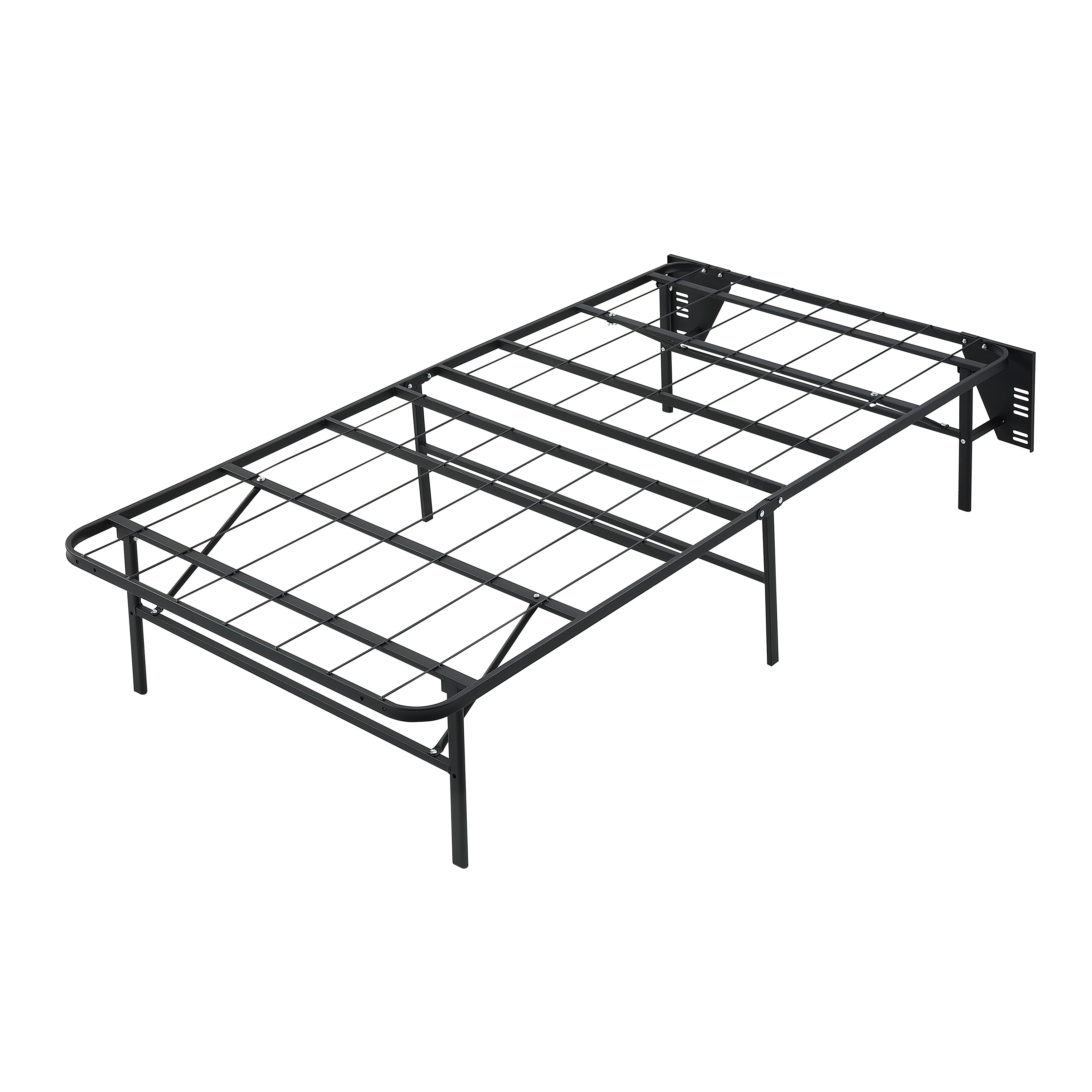 BF-1MT-T Twin Foldable Metal Platform Bed Frame, Toolless - BF-1MT-T