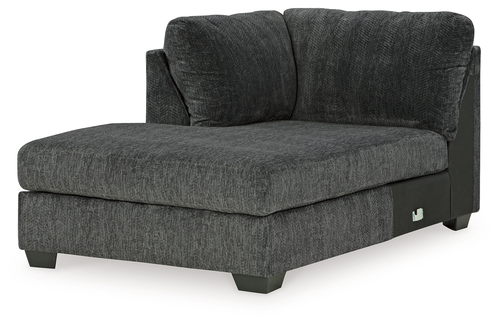 Biddeford Shadow 2-Piece Sectional and Oversized Swivel Accent Chair - 35504U2