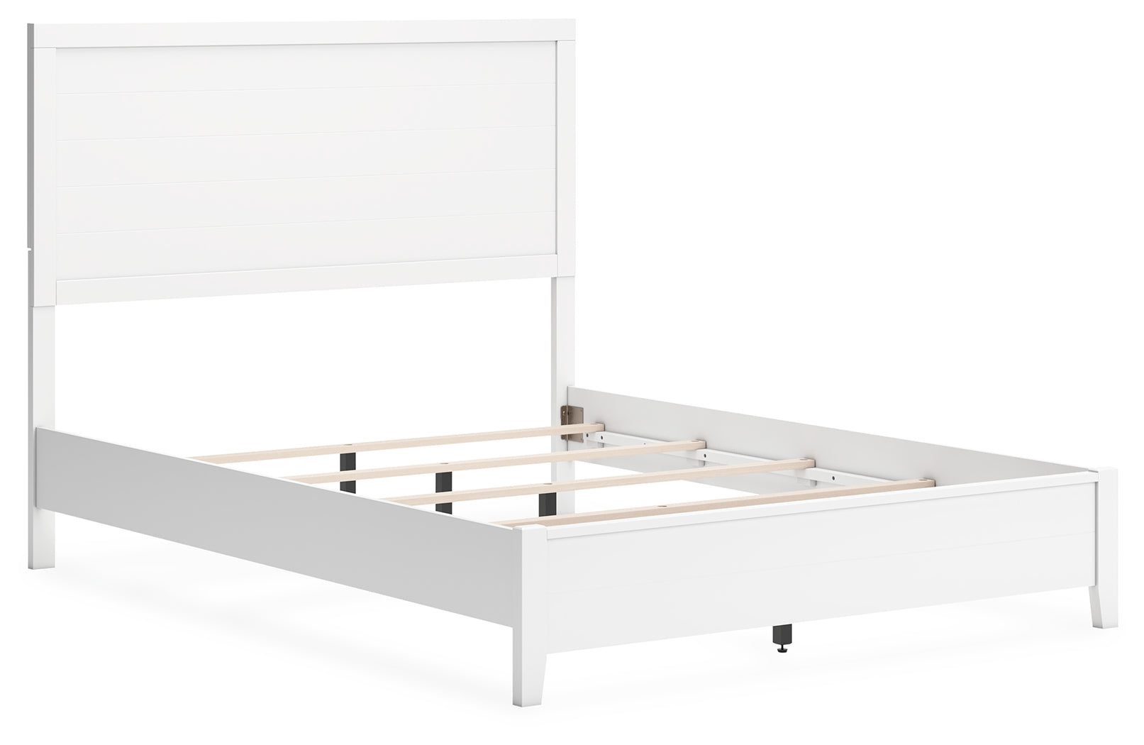 Binterglen Queen Panel Bed with Dresser in White - PKG016697