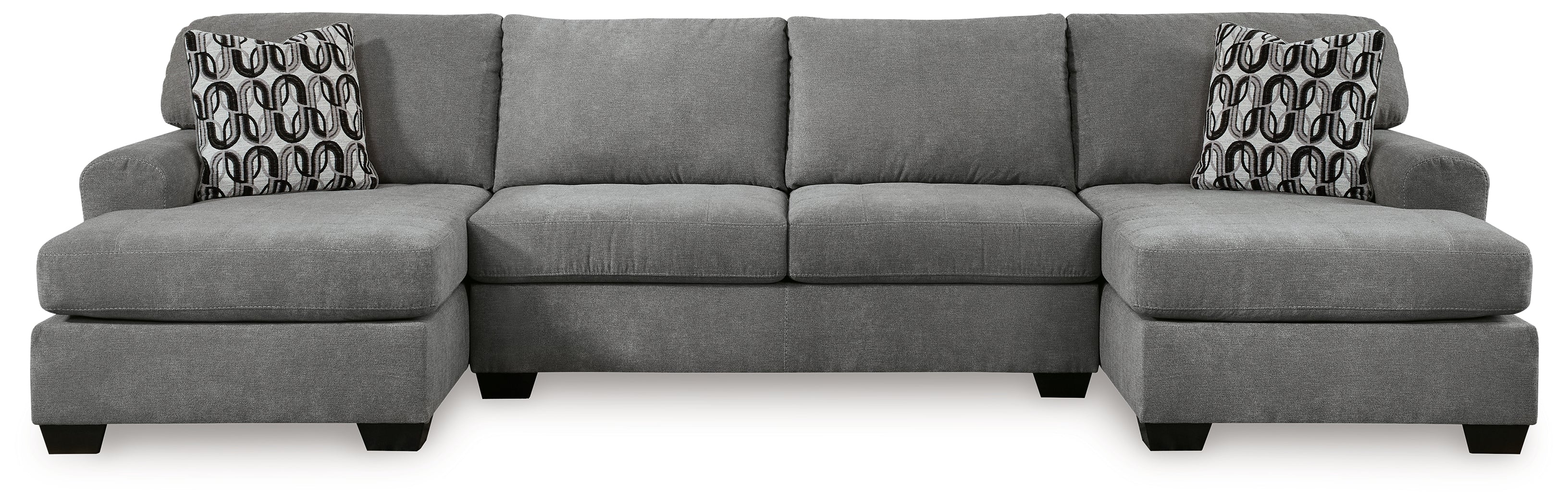 Birkdale Court Gray 3-Piece Sectional - 32402S3
