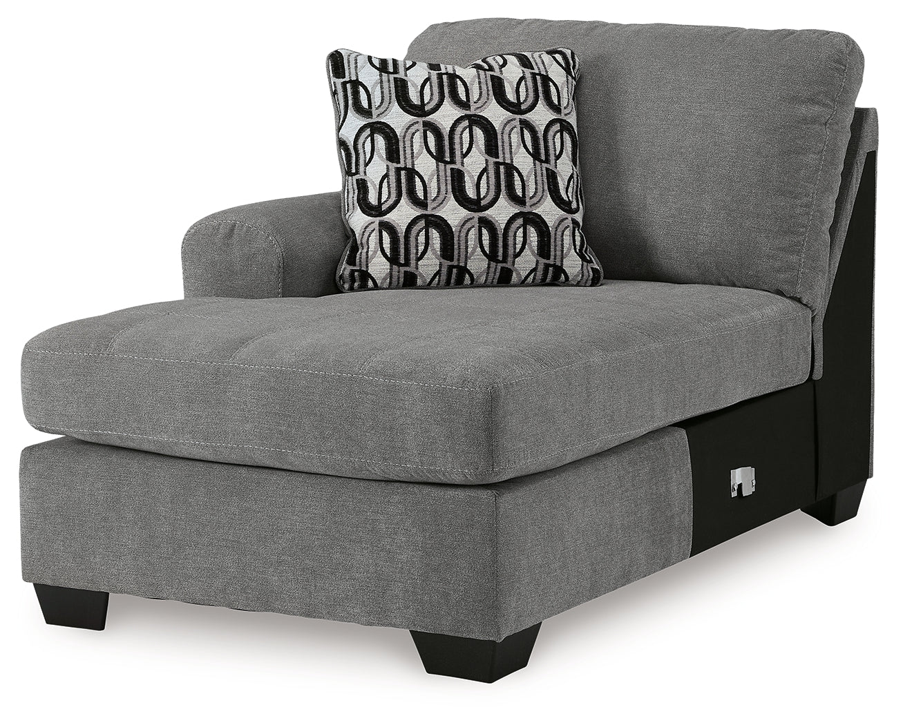 Birkdale Court Gray Left-Arm Facing Corner Chaise - 3240216