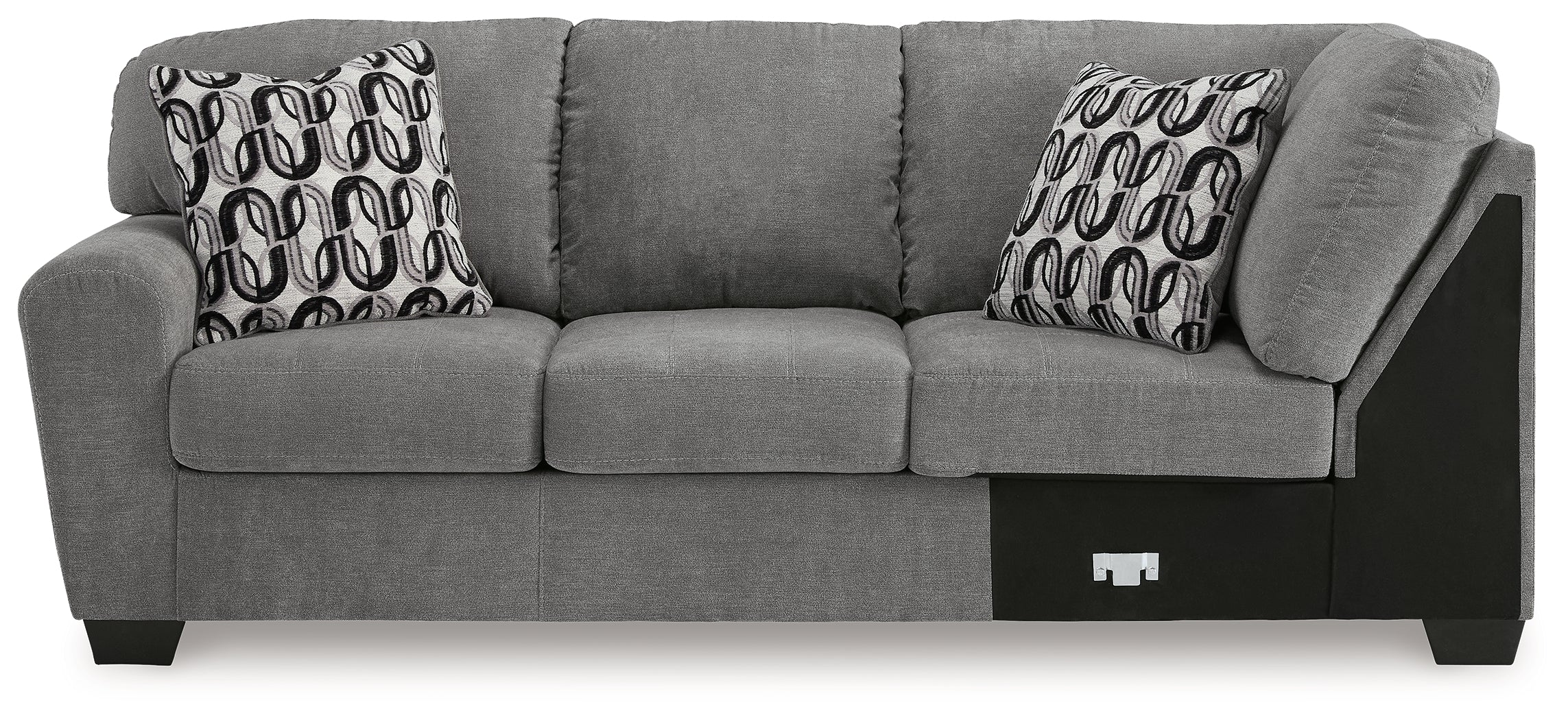 Birkdale Court Gray Left-Arm Facing Sofa - 3240266