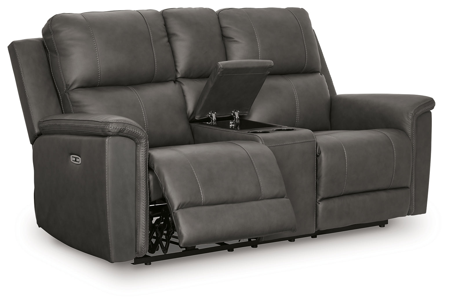 Bleckley Anchor Power Reclining Loveseat with Console - PCU1200018