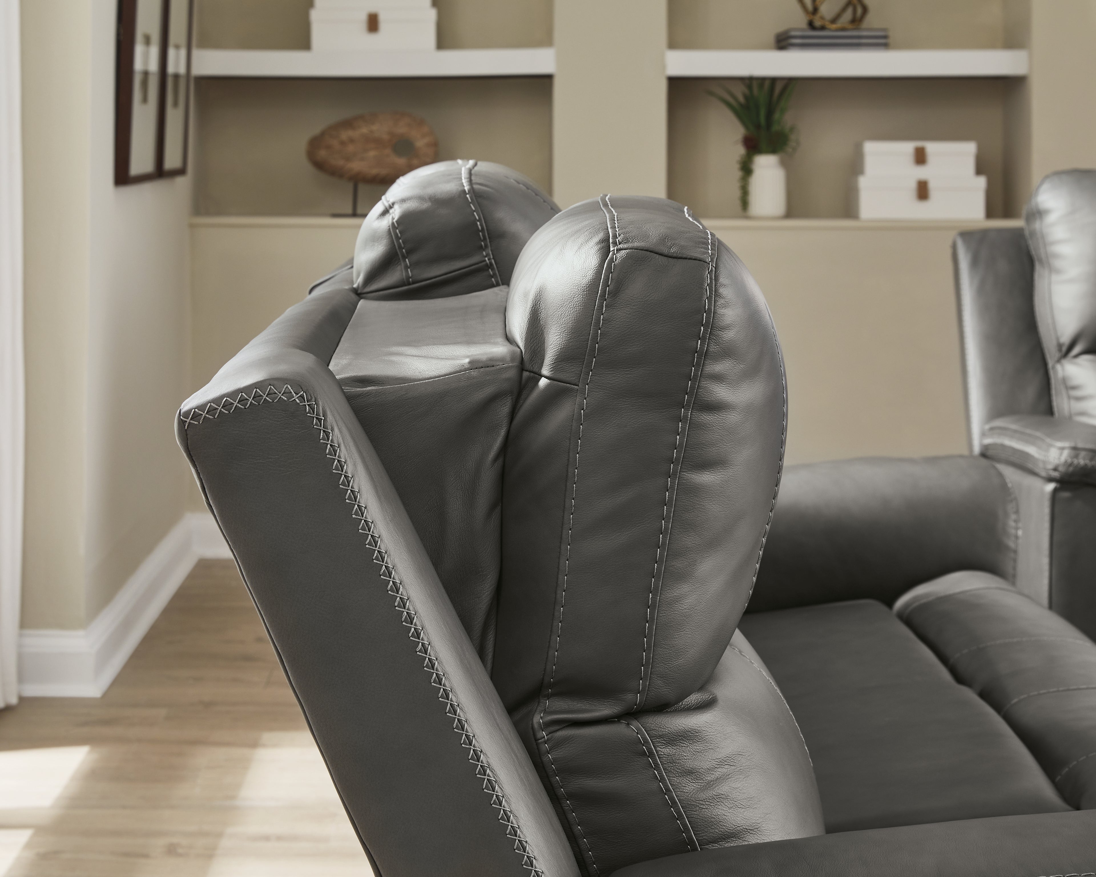 Bleckley Anchor Power Reclining Loveseat with Console - PCU1200018