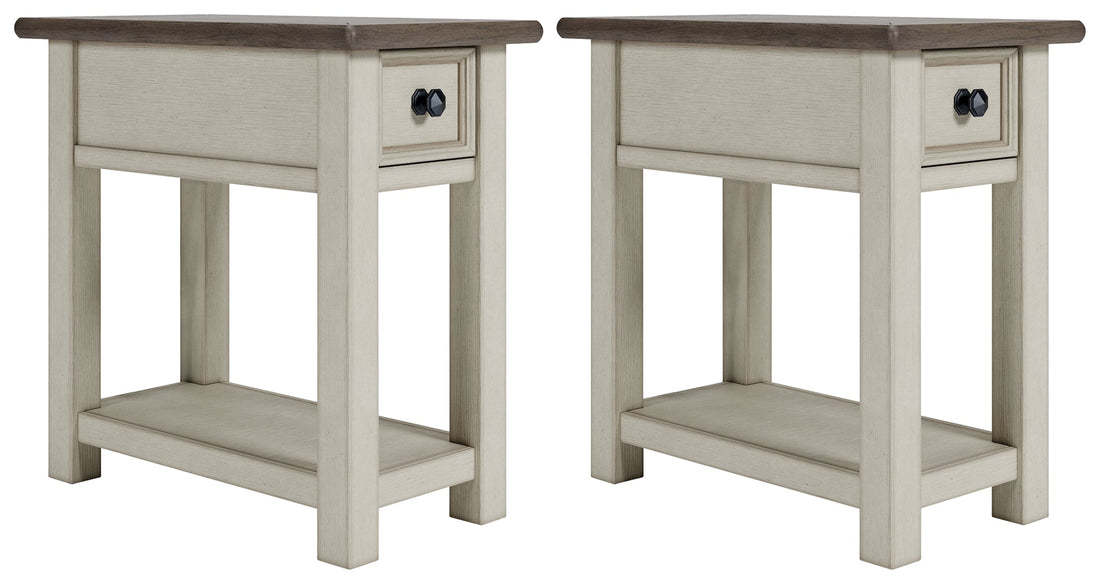Bolanburg 2 End Tables in Two-tone - PKG010340