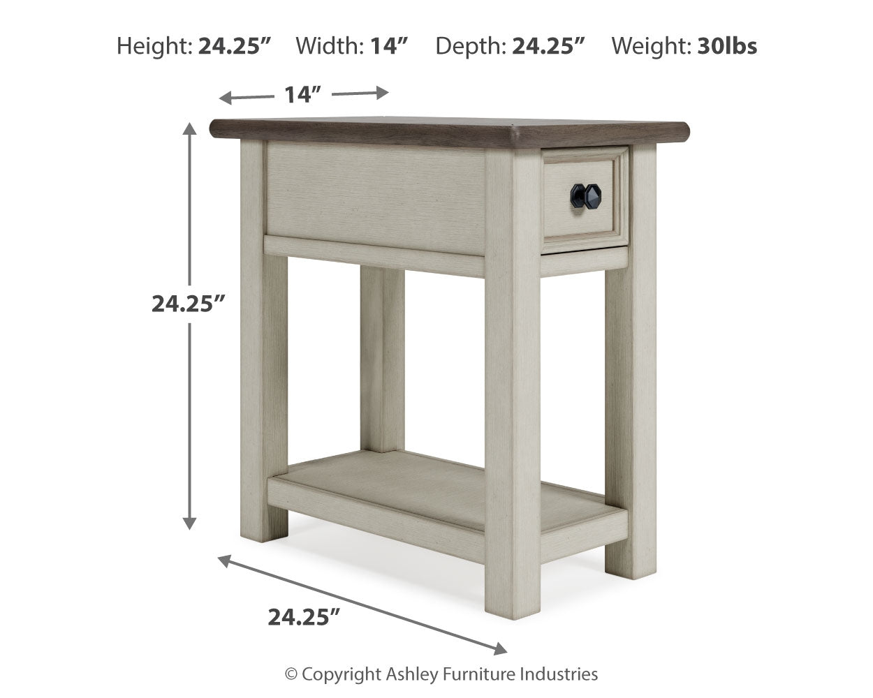Bolanburg Two-tone 5-Piece Occasional Table Set - T637T5