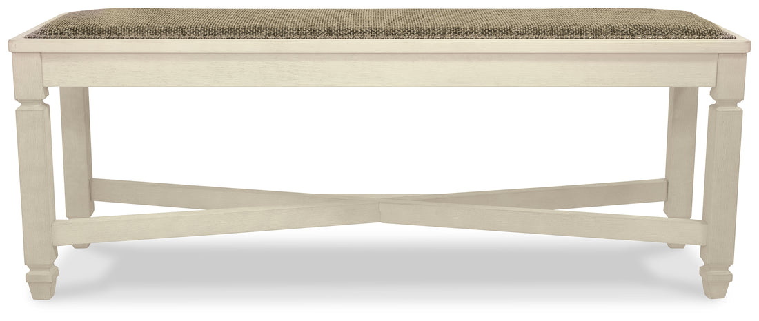 Bolanburg Two-tone Dining Table with 8 Chairs and Bench with Server and 2 Stools - D647D28