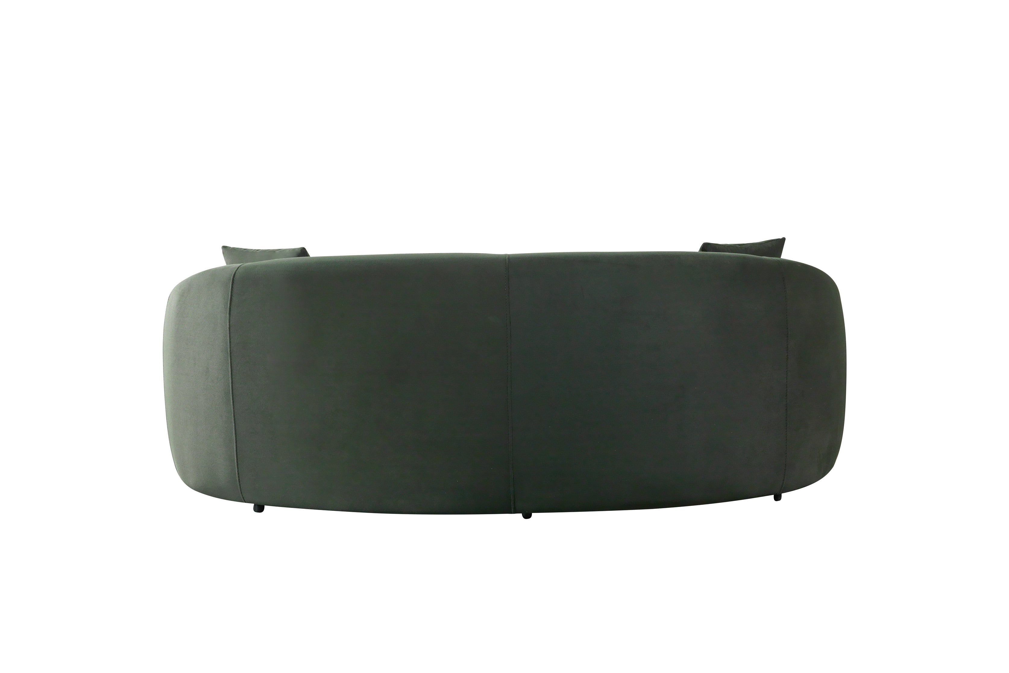 Bonita Green Velvet Sofa 91" - BONITAGREENVL-S