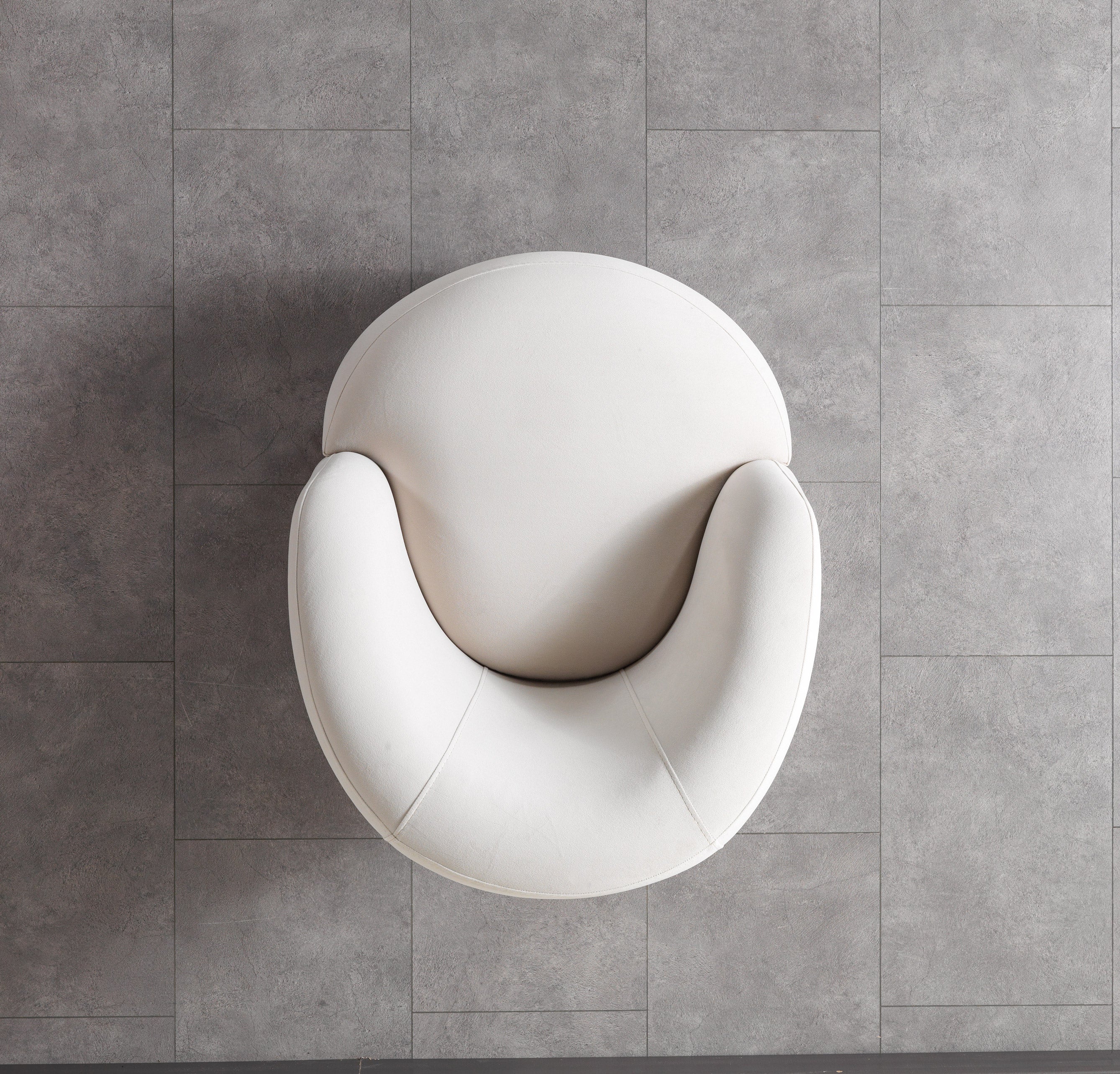 Bonita Ivory Velvet Accent Chair - BONITAIVORYVL-C