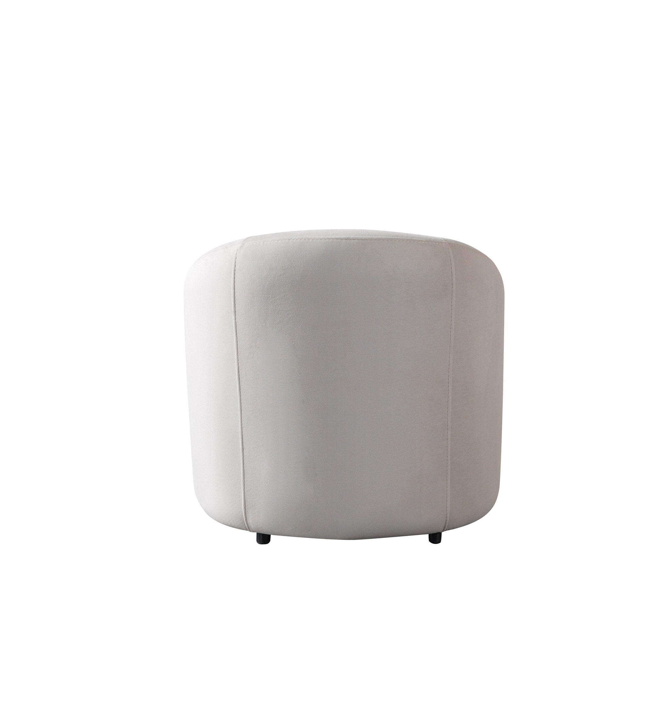 Bonita Ivory Velvet Accent Chair - BONITAIVORYVL-C