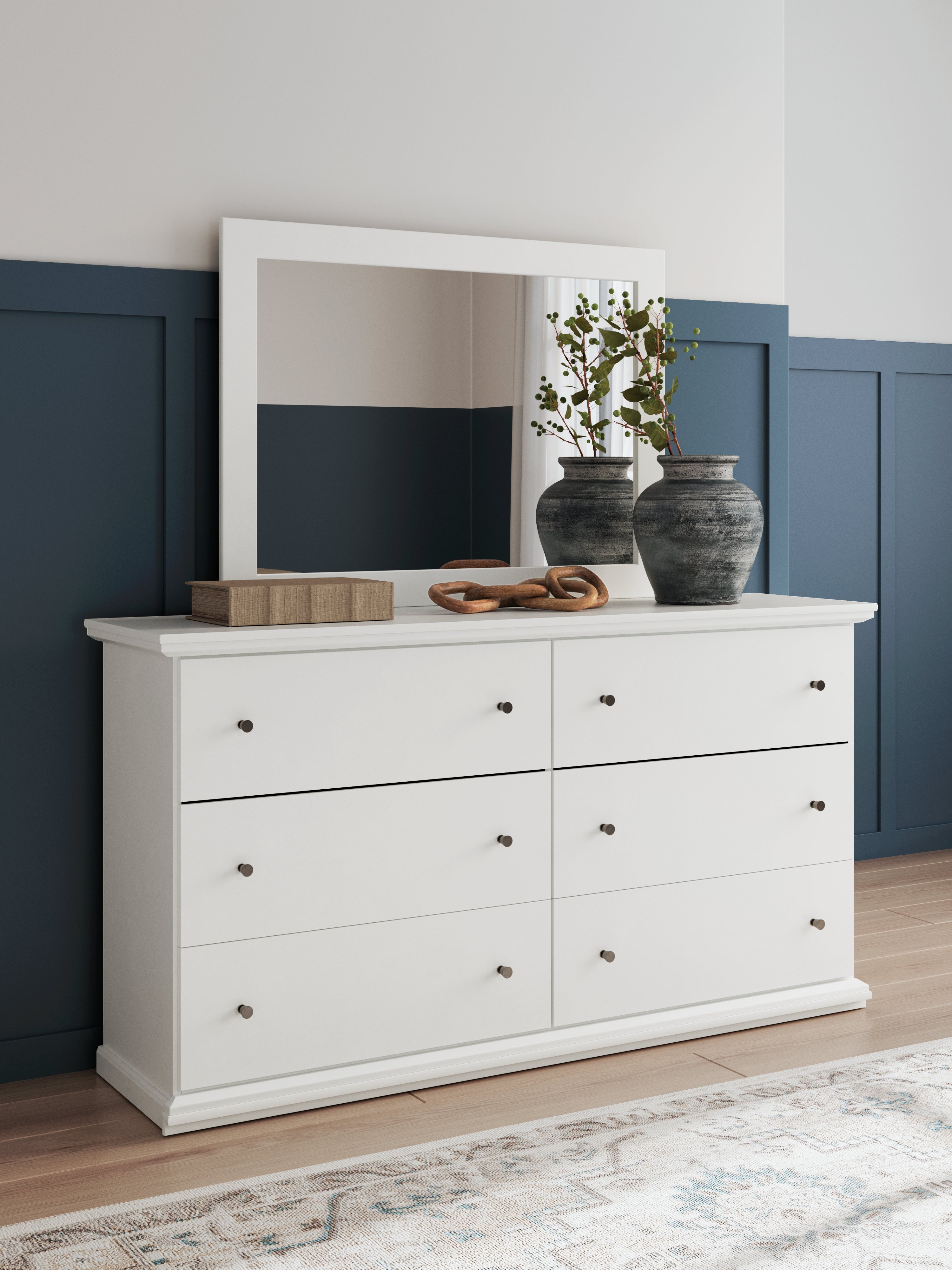 Bostwick Shoals Full Panel Bed, Dresser and Mirror - B139B48