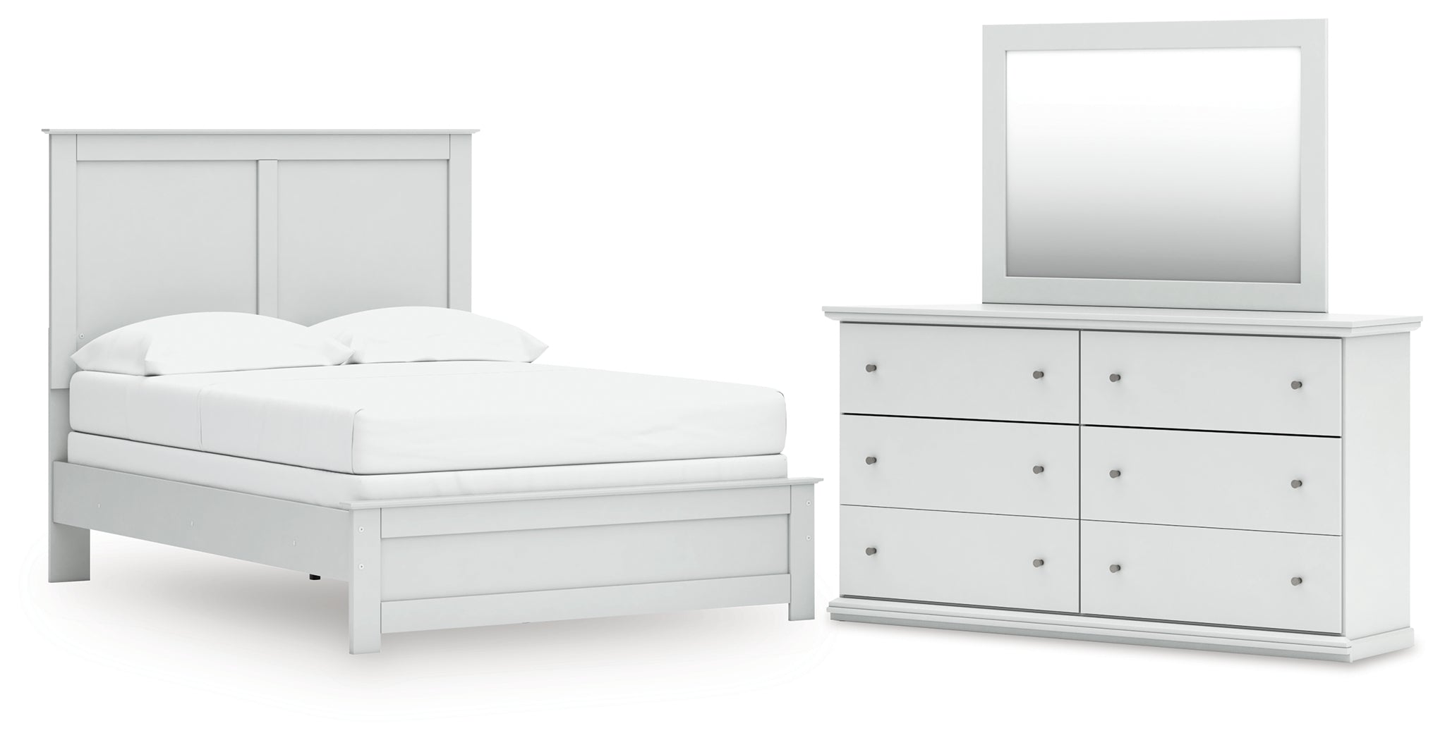 Bostwick Shoals Full Panel Bed, Dresser and Mirror - B139B48