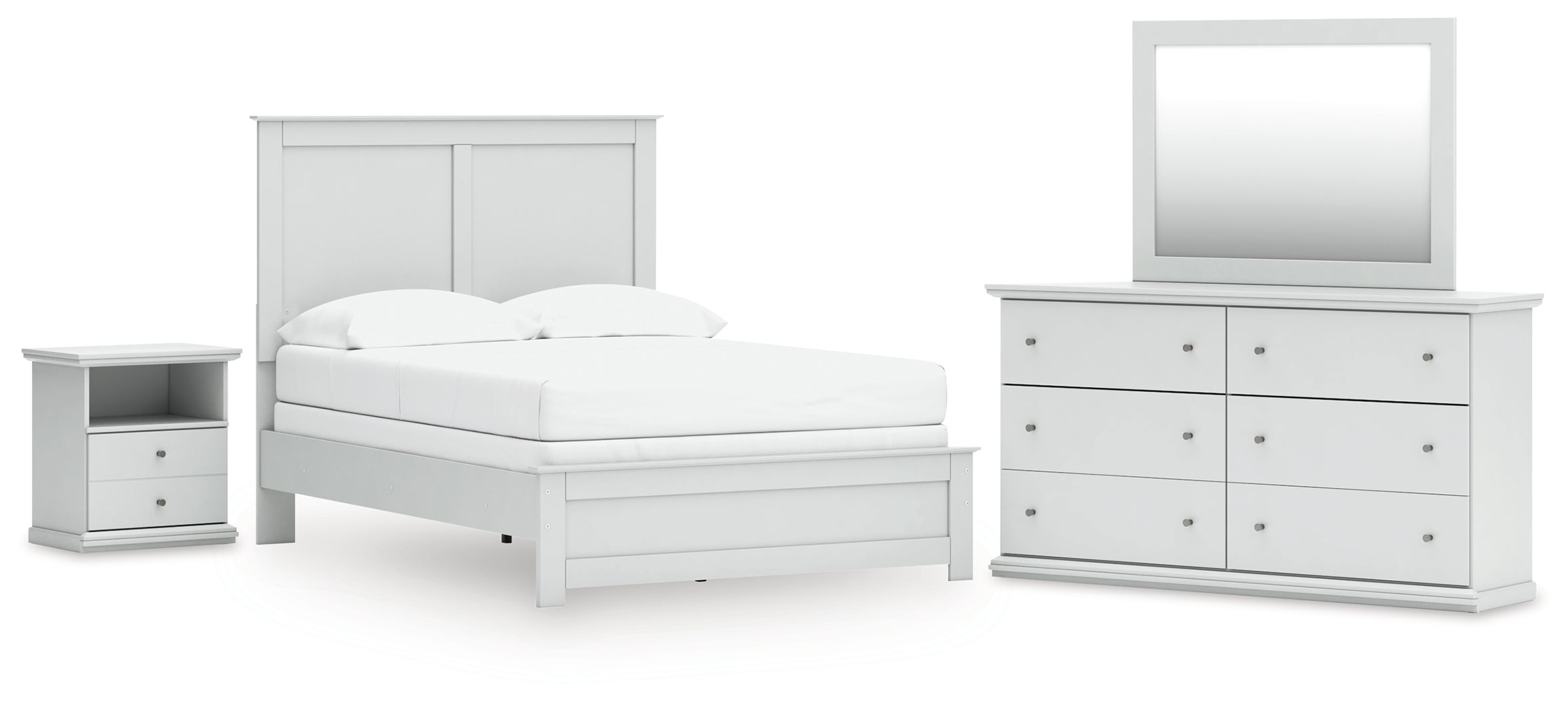 Bostwick Shoals Full Panel Bed, Dresser, Mirror and Nightstand - B139B58
