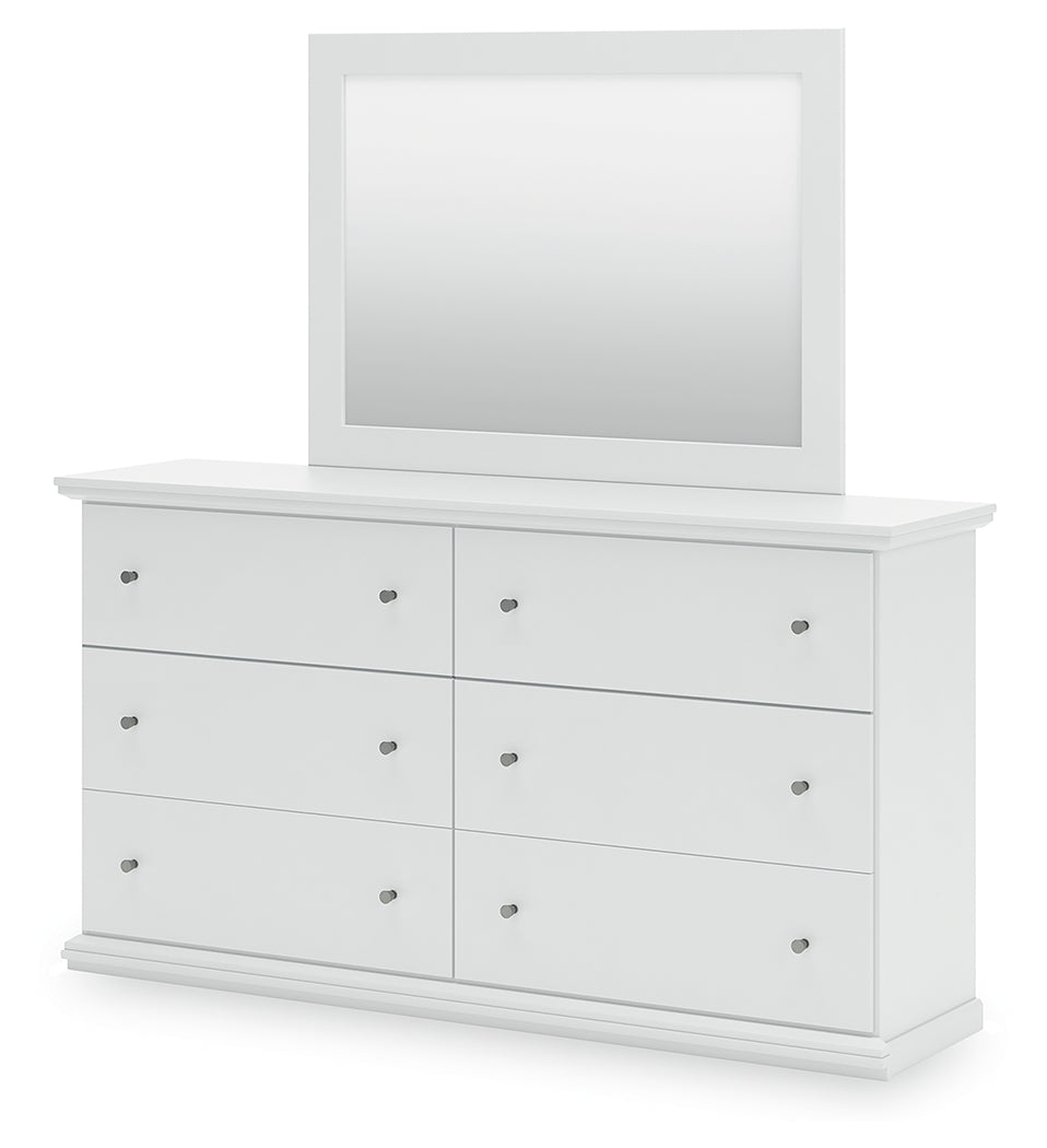 Bostwick Shoals King Panel Bed, Dresser, Mirror and Chest - B139B54