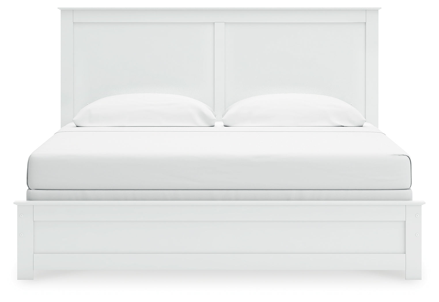 Bostwick Shoals White King Panel Bed - B139B47