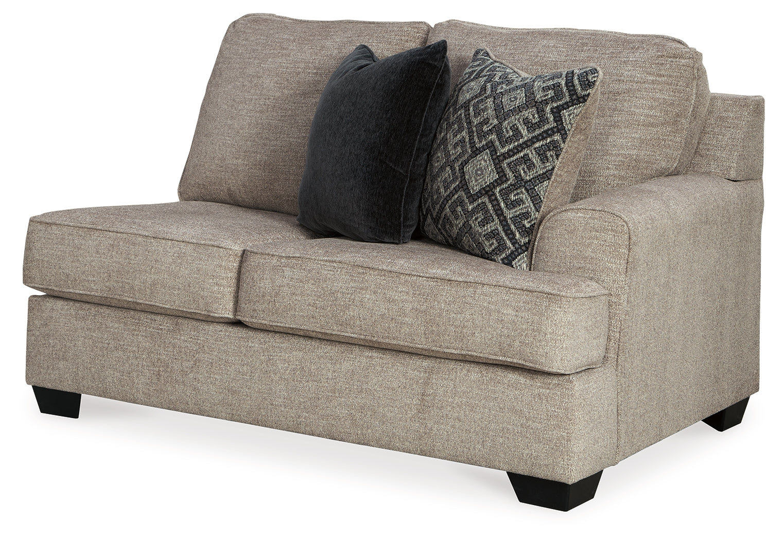 Bovarian 2-Piece Sectional with Ottoman in Stone - PKG001481