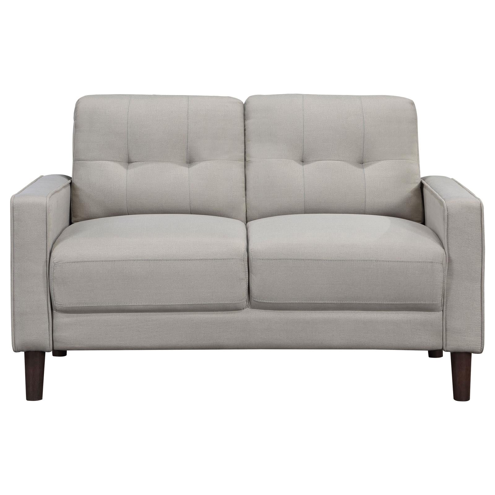 Bowen Beige 3-Piece Upholstered Track Arms Tufted Sofa Set from Coaster - Luna Furniture